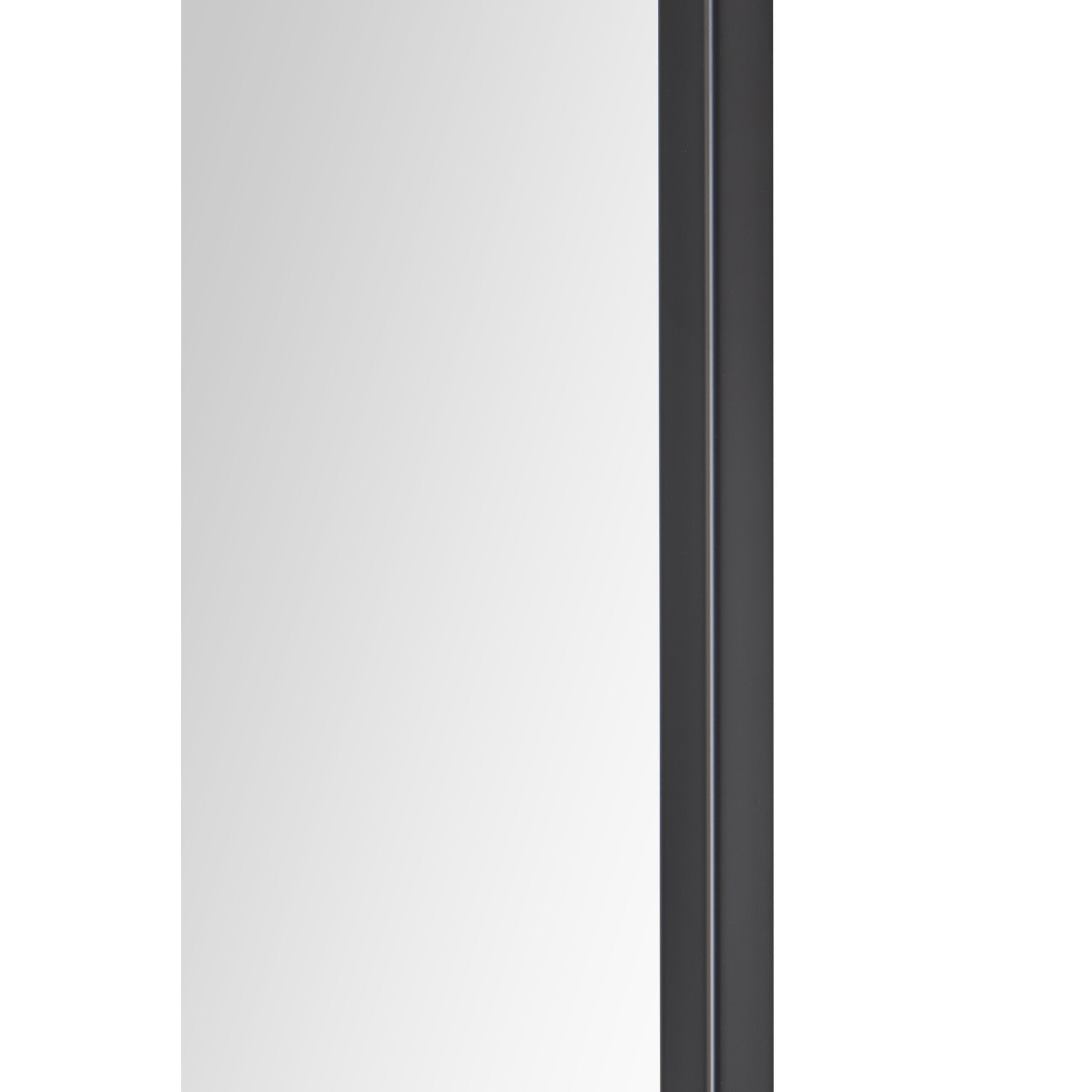 Jackline 36" Tall Rectangle Wall Mirror, Black - Additional Image 2 - MT2511
