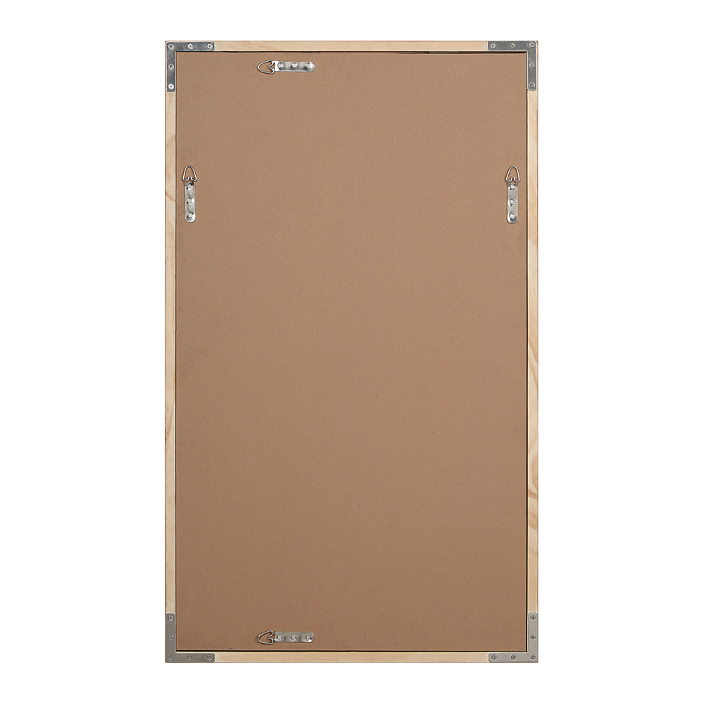 Canas 40" H x 24" W Wall Mirror, Brown - Backing Image - MT2714