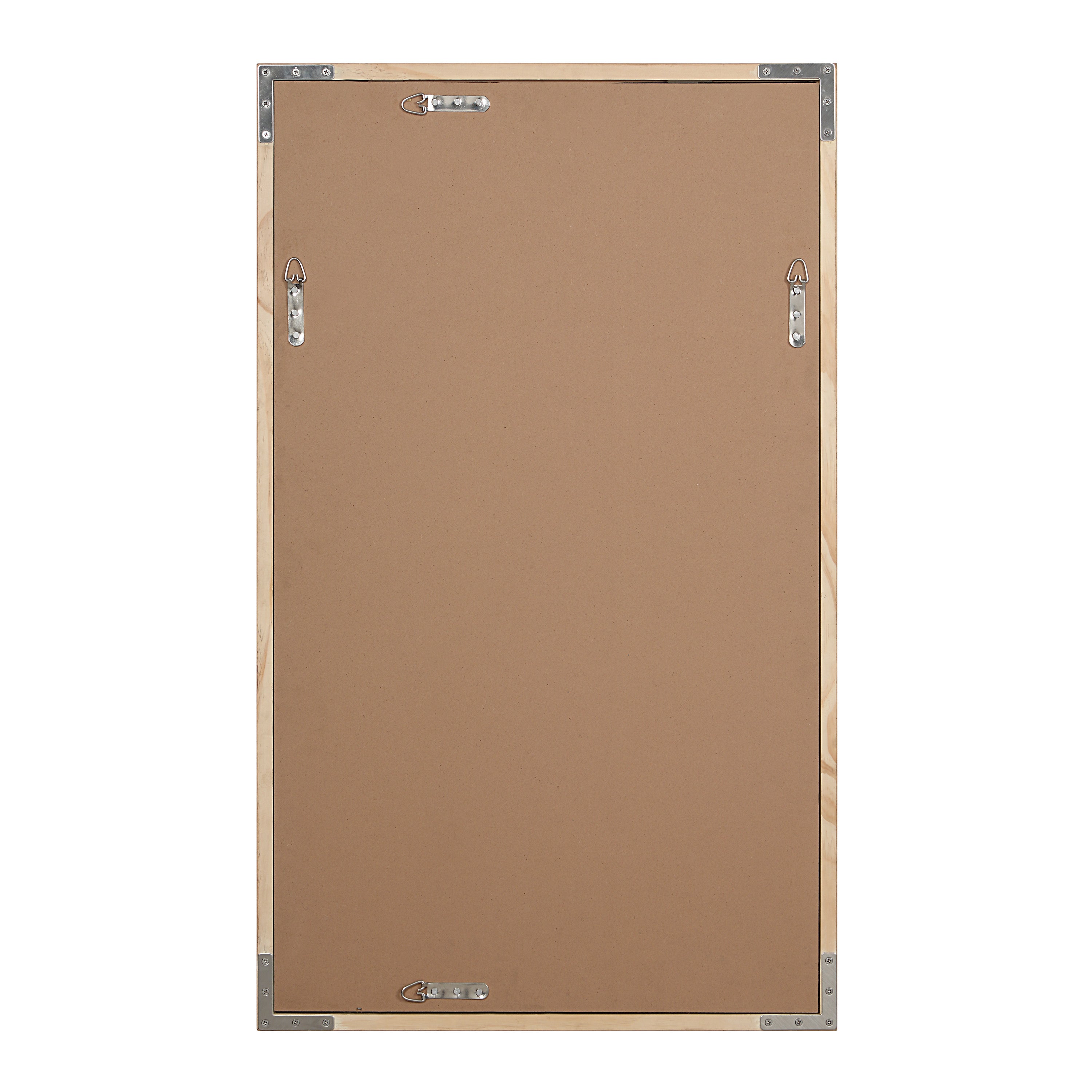 Canas 40" H x 24" W Wall Mirror, Brown - Backing Image - MT2714