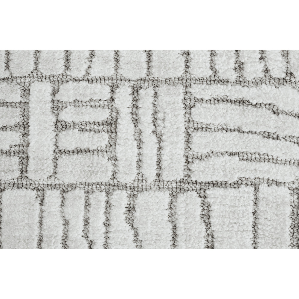 Hazel 8x 10 Power loomed Indoor Rug, Ivory - Detail Image - RHAZ-10287-810