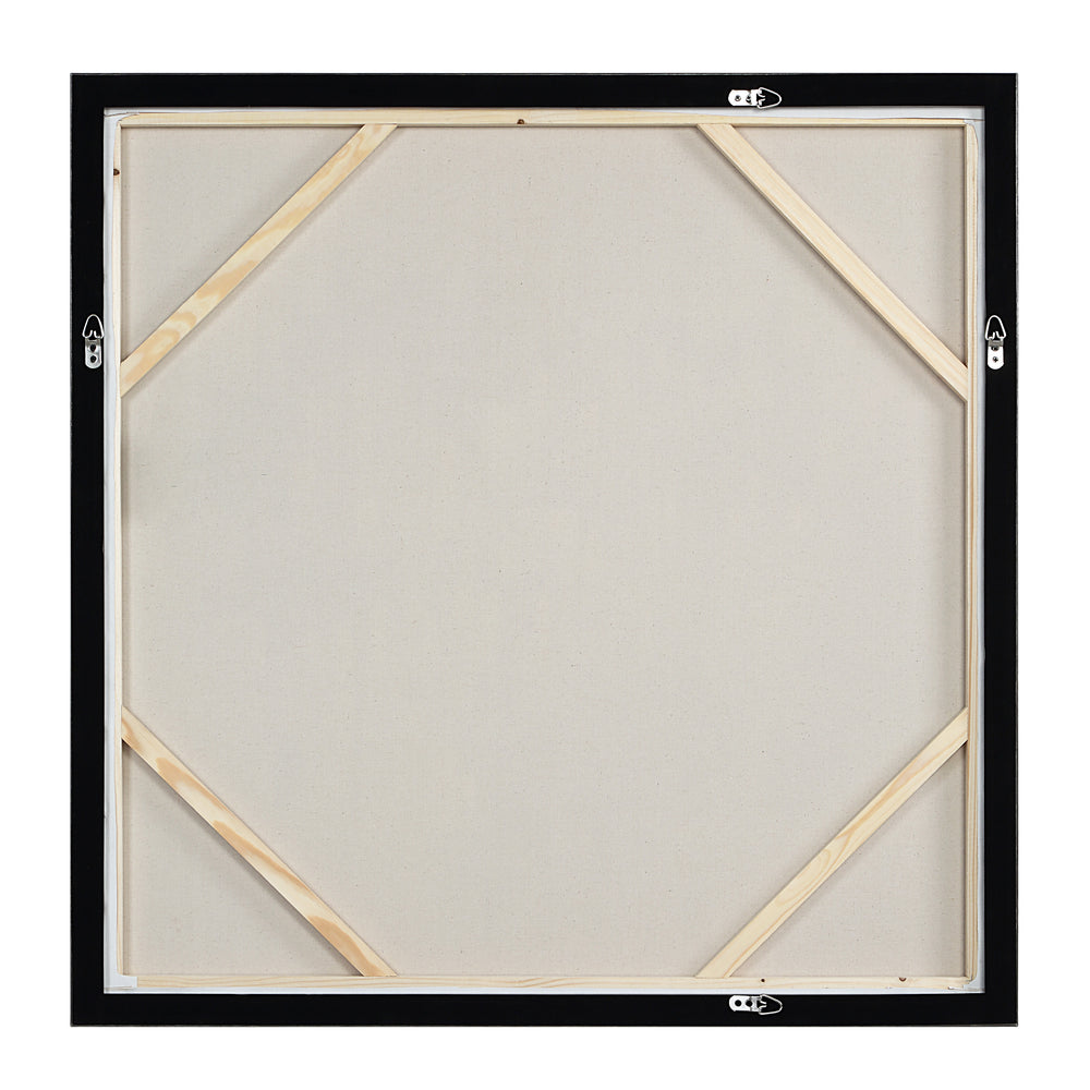 Malva 40" H x 40" W Canvas Art, Beige - Backing Image - OL2211