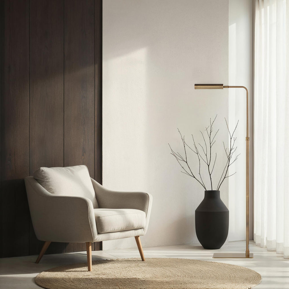 Kane 44.5" Height Floor Lamp, Yellow - Lifestyle Image - LPF3157