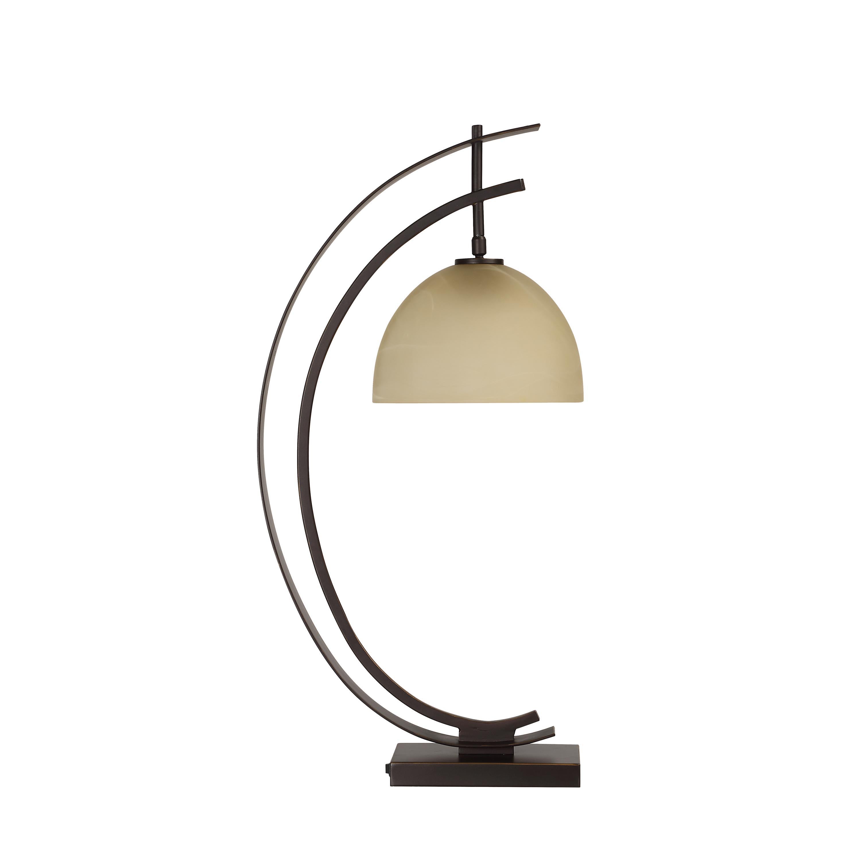 Pervinca 28.125" Height Table Lamp, Brown - Angle Image - LPT1347