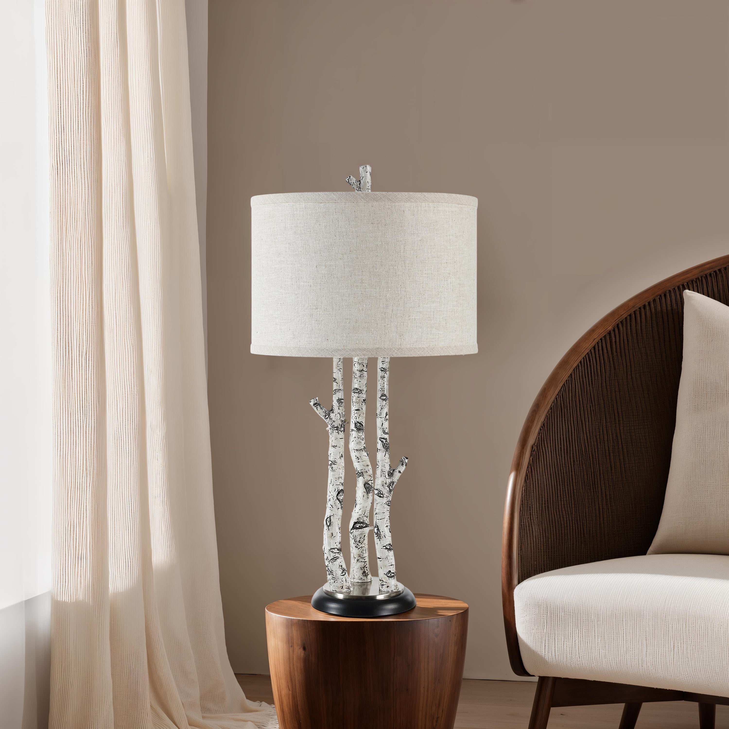 Naousa 29.4" Height Table Lamp, Grey - Lifestyle Image - LPT1339