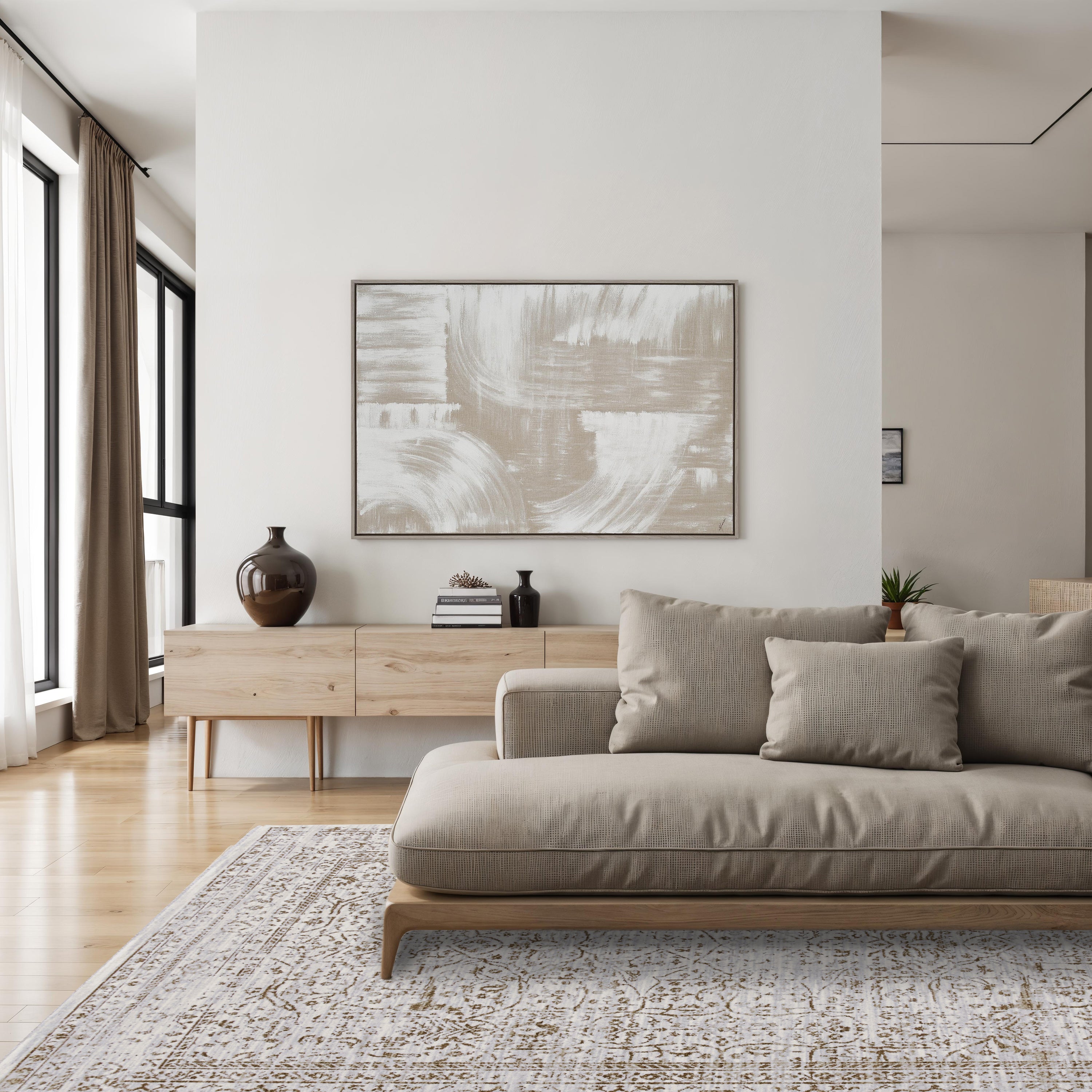 Blake Rug, 1'4" X 1'4" Ft - White Label Lifestyle Image - RBLA-51425