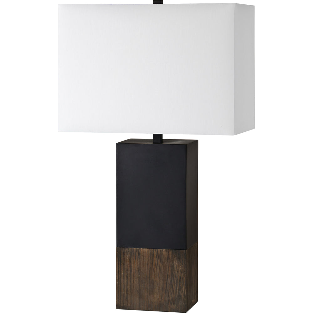 Broma 30" Length Table Lamp, Brown - Angle Image - LPT1105