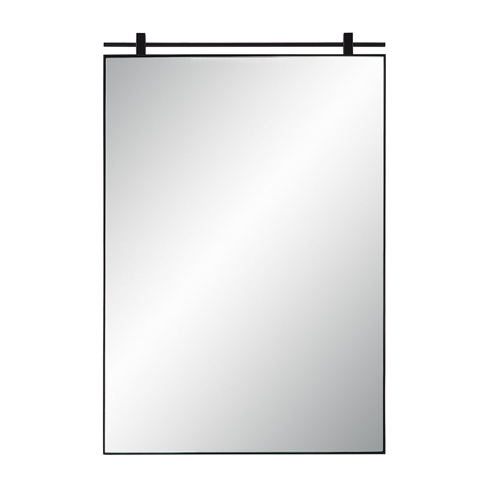 Titel 36" Tall Rectangular Mirror, Matte Black - Main Image - MT2633