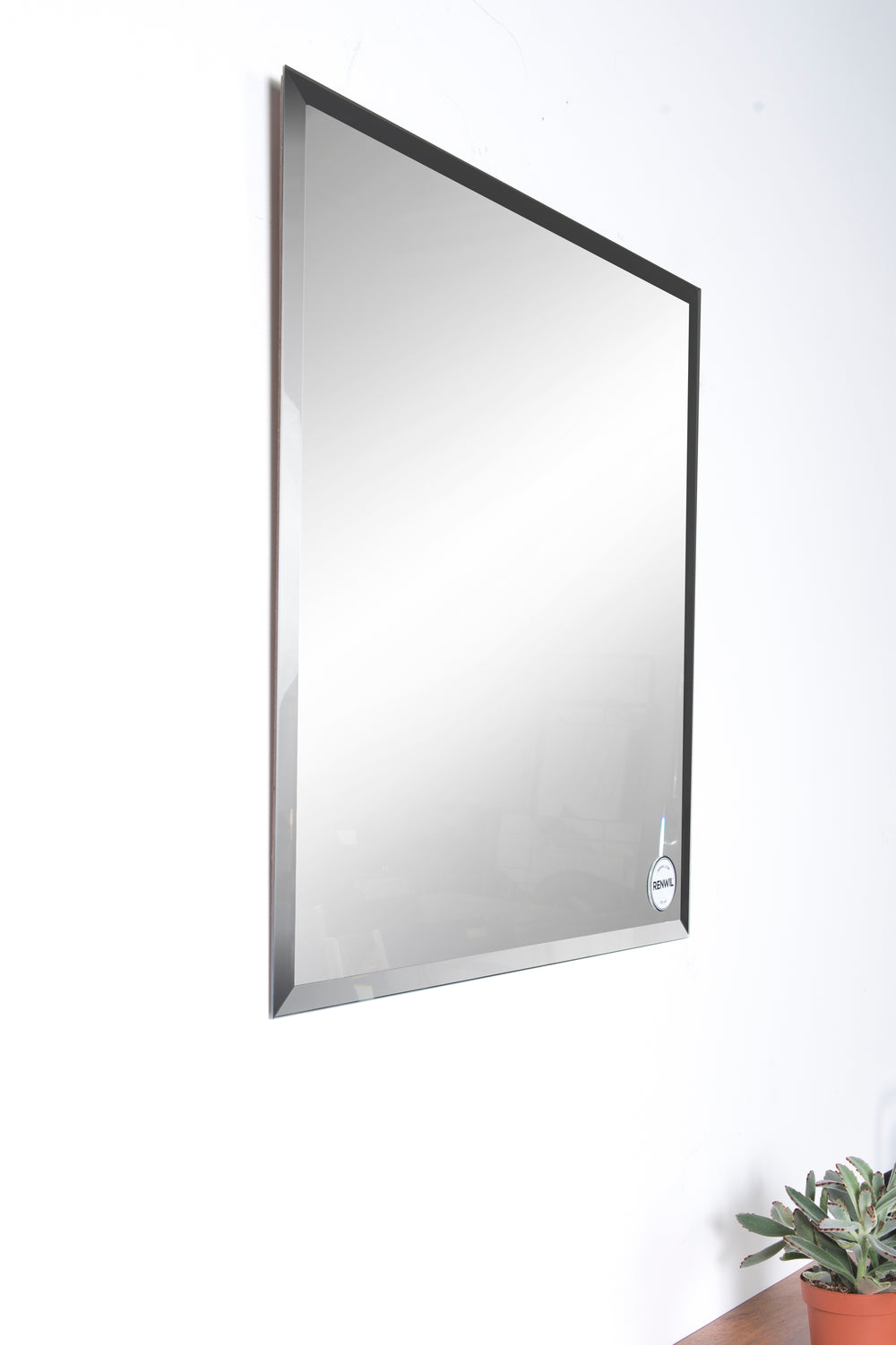Vogue 30" Tall Square Wall Mirror - Lifestyle Image - MT639