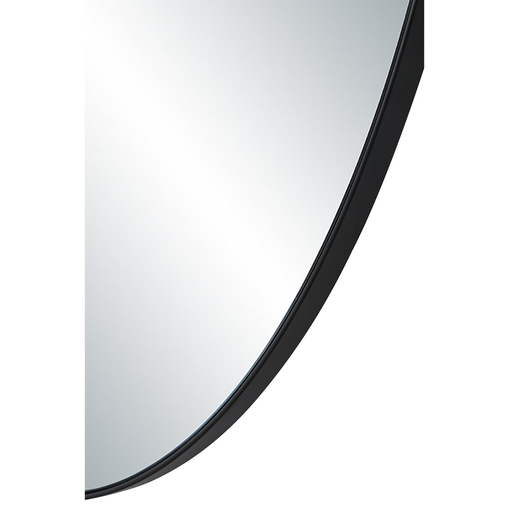 Ryker 40" H x 26" W Wall Mirror, Black - Detail Image - MT2748