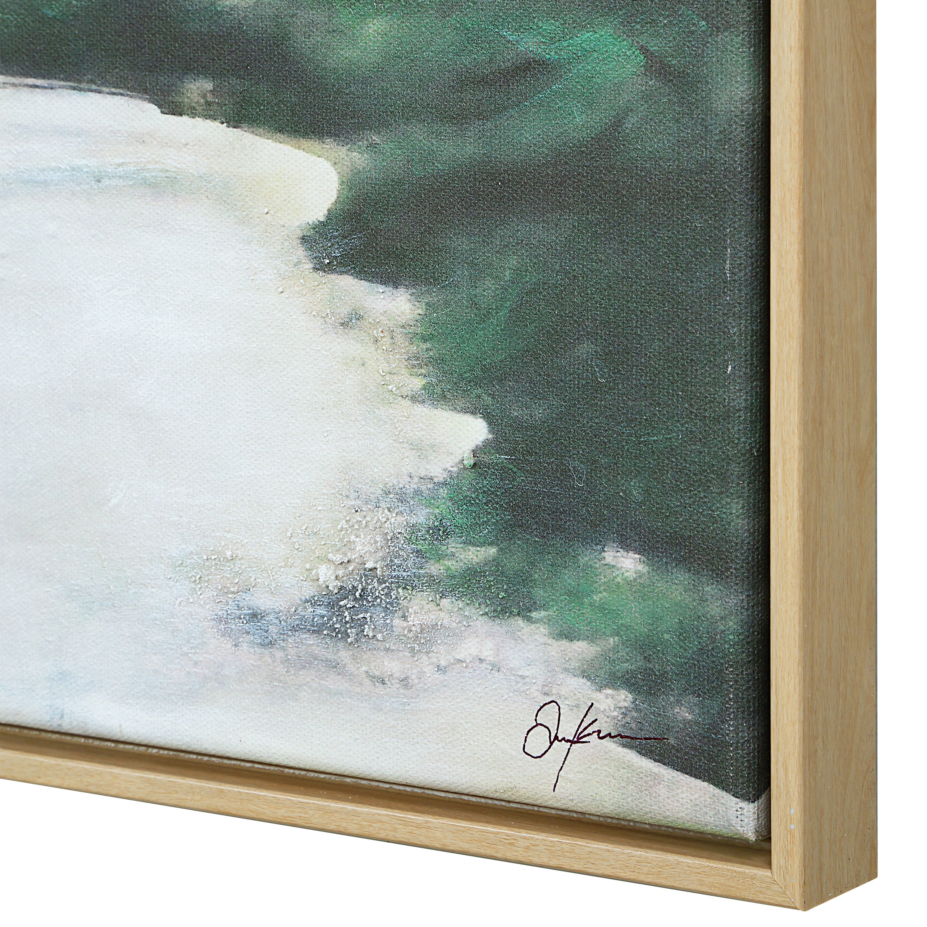 Molto 30" H x 40" W Canvas Art, Green - Detail Image - OL2198