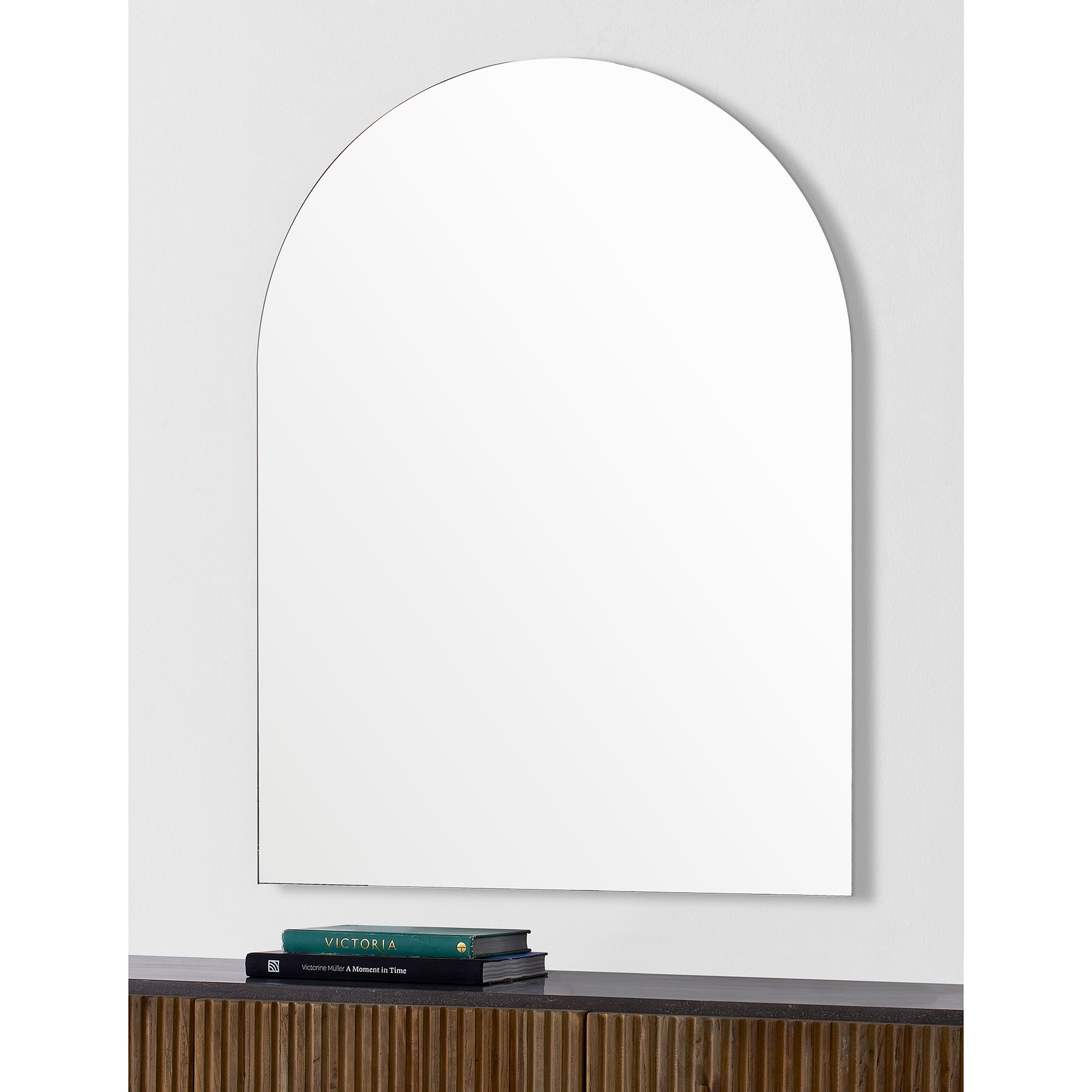 Aldrin 40" Tall Arch Wall Mirror - Lifestyle Image - MT2505