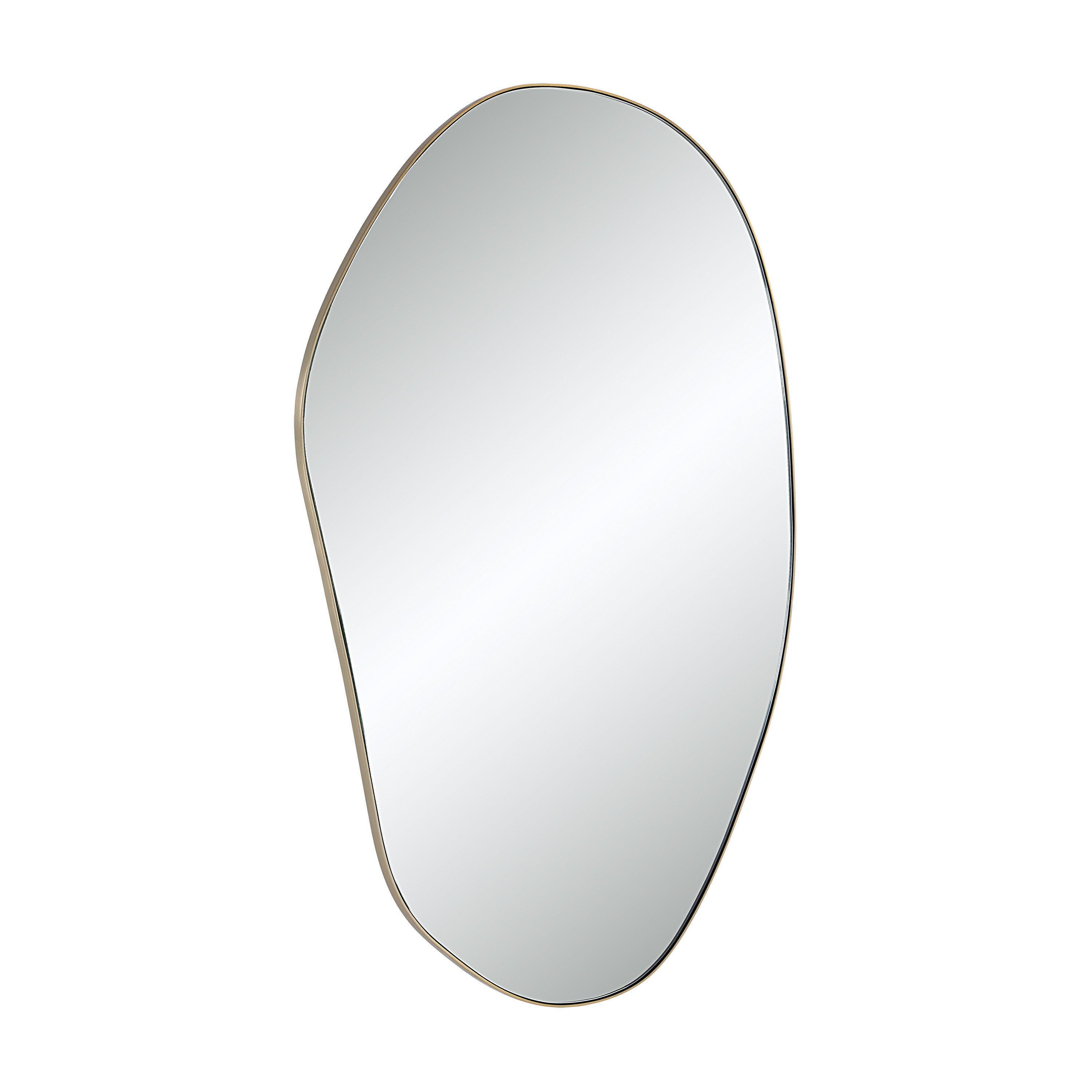 Gatella 36" H x 23" W Wall Mirror, Yellow - Angle Image - MT2683