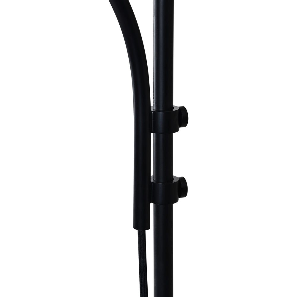 Draco 54.5" Length Wall Sconce, Black - Angle Image - WS066