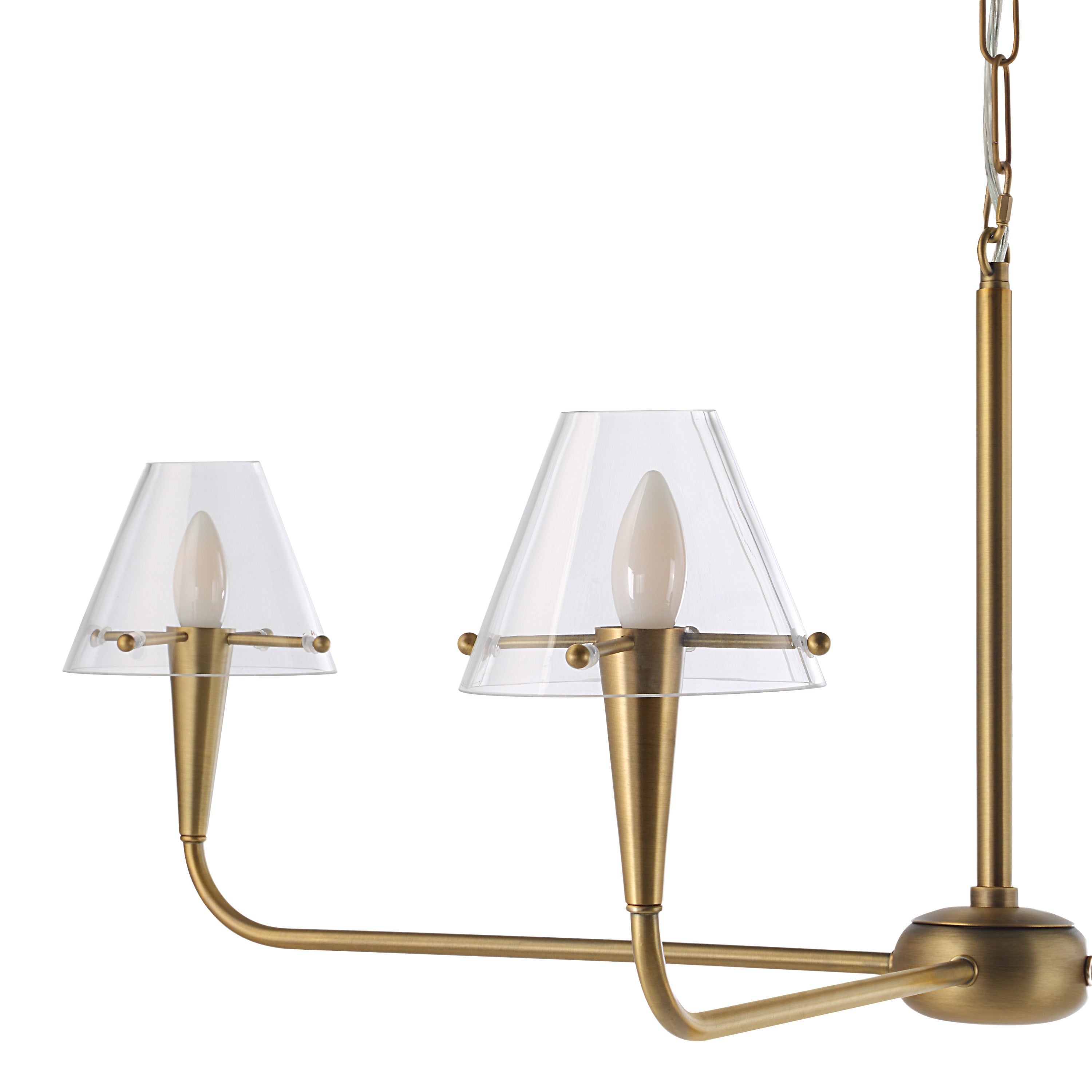 Maite 78" Height Ceiling Fixture, Plated Dark Antique Brushed Brass - Additional Image 2 - LPC4498