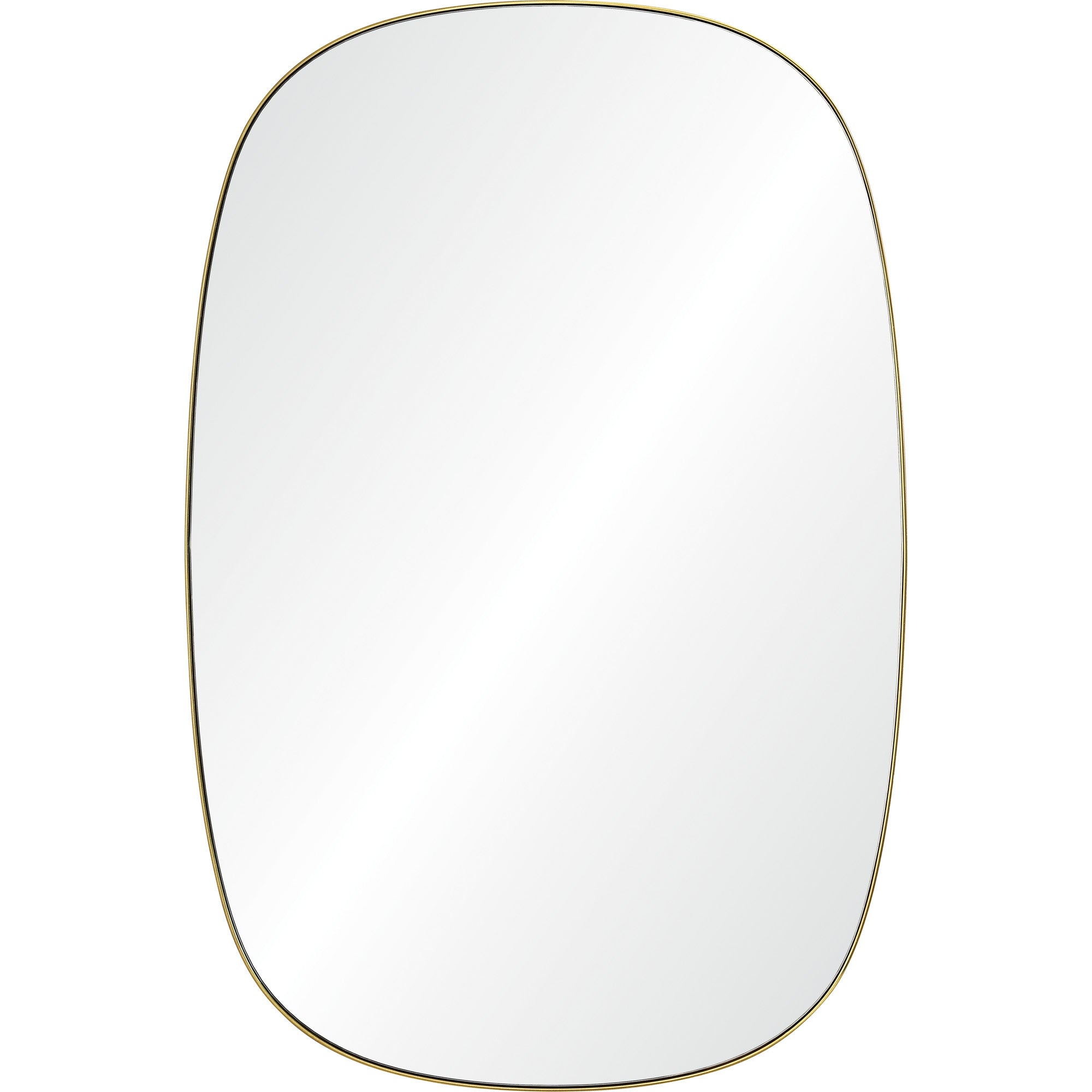 Gallegos 36" Tall Rectangle Wall Mirror, Yellow - Main Image - MT2523