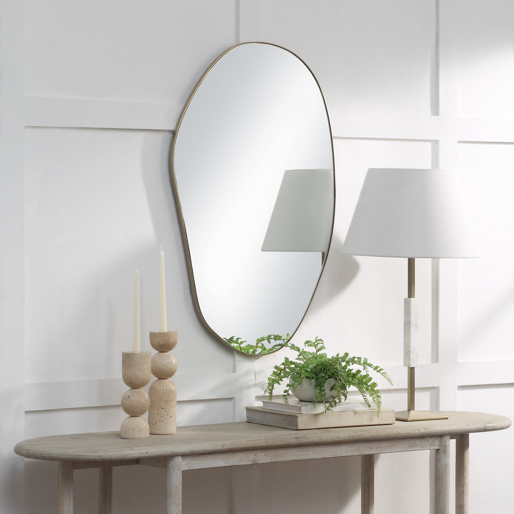 Gatella 36" H x 23" W Wall Mirror, Yellow - Lifestyle Image - MT2683