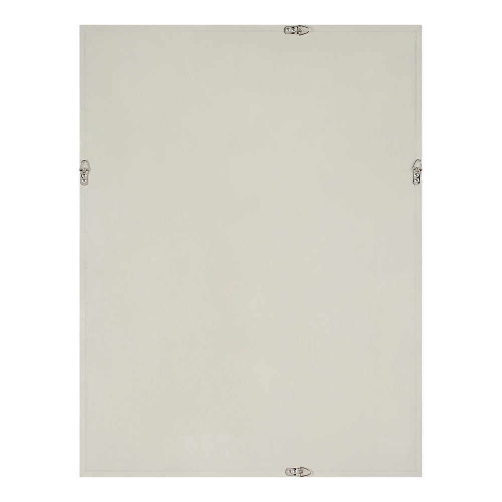 Cadieux 30" Wide Wall Decor, Matte White - Backing Image - W6749