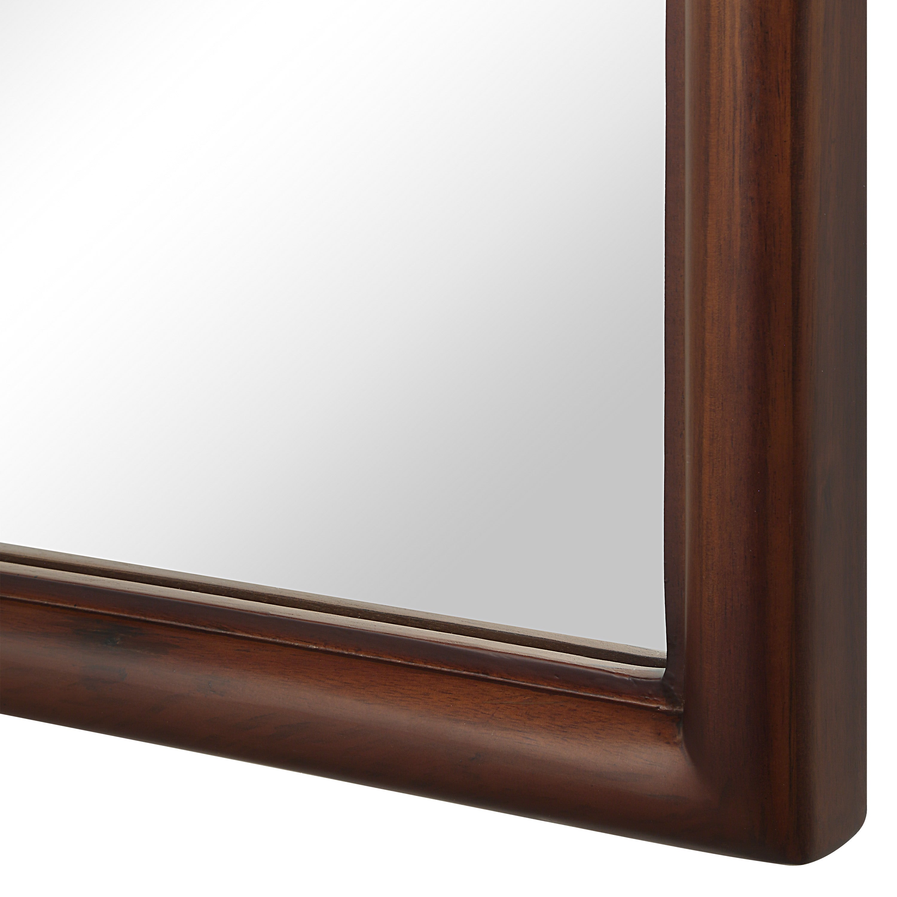 Otara 68" H x 30" W Wall Mirror, Brown - Detail Image - MT2710