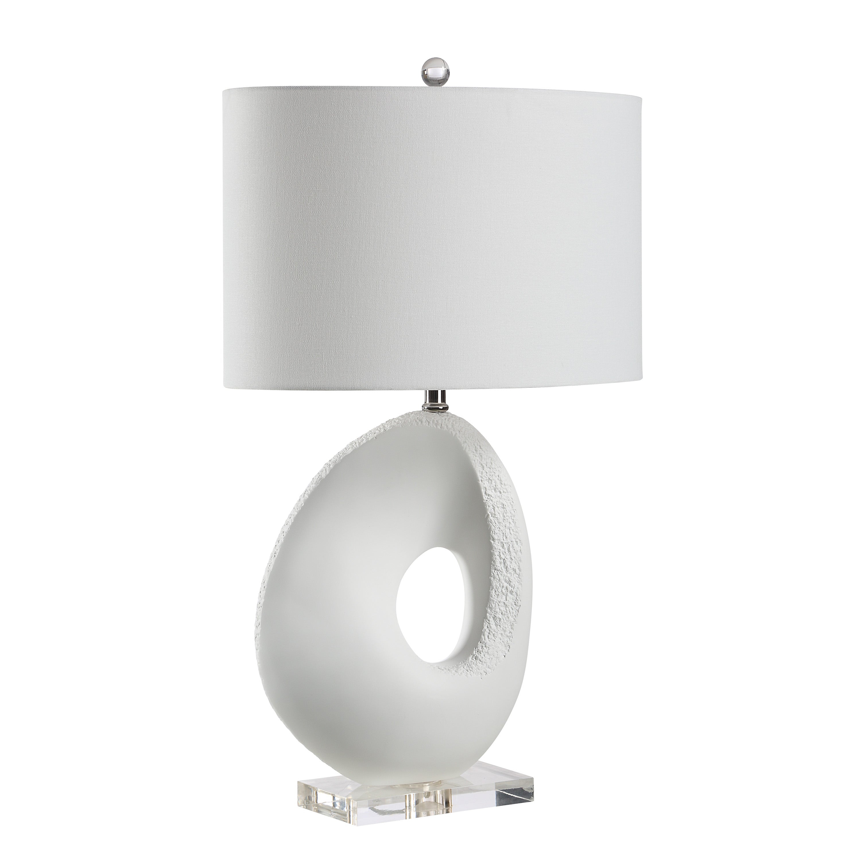 Opalis 29.0" Height Table Lamps, White - Angle Image - LPT1401EV