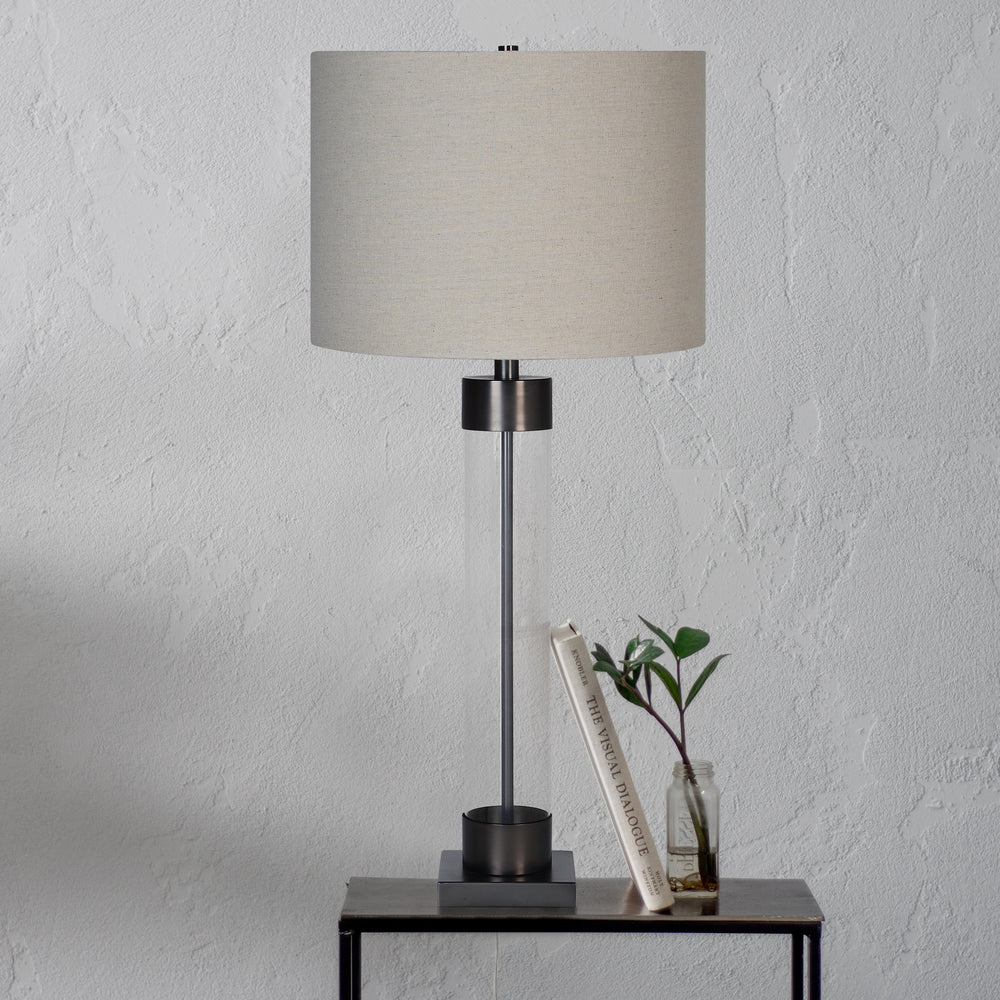 Meredith 33.25" Length Table Lamp, Clear - Lifestyle Image - LPT1168
