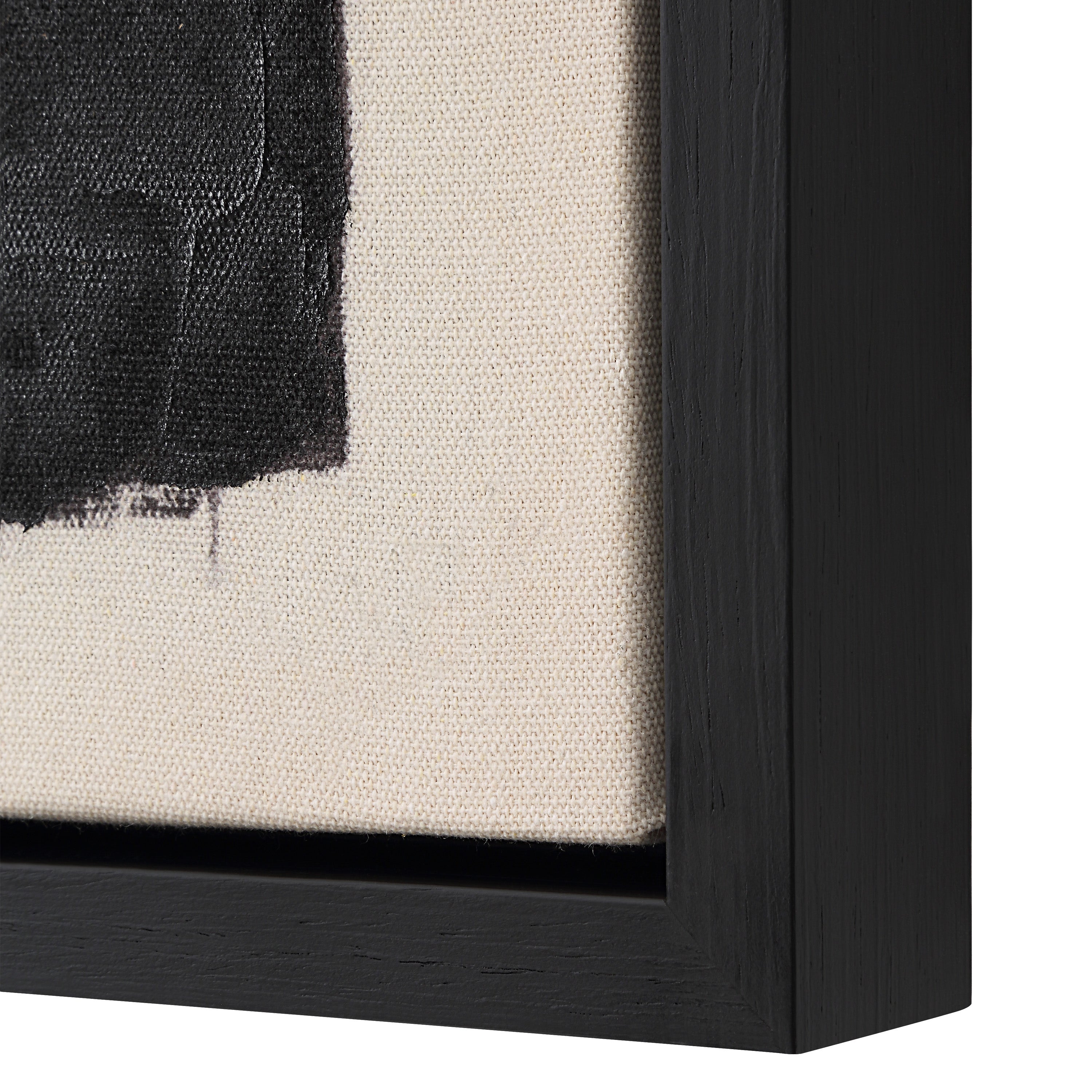 Asia 24" Wide Canvas Art with Wood Frame, Painted Black - Additional Image 2 - OL2146
