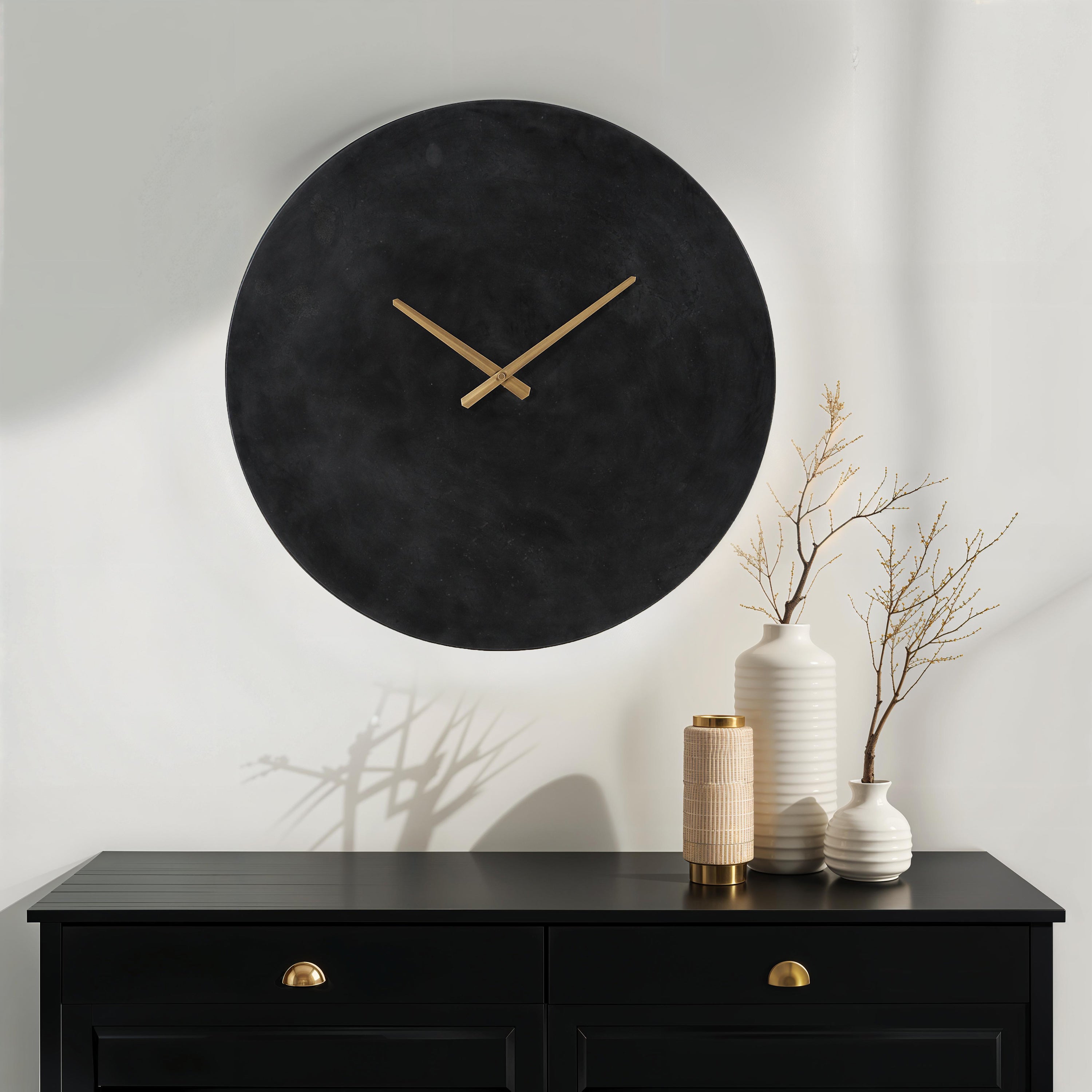 Darnay Wall Clock - White Label Lifestyle Image - CL258