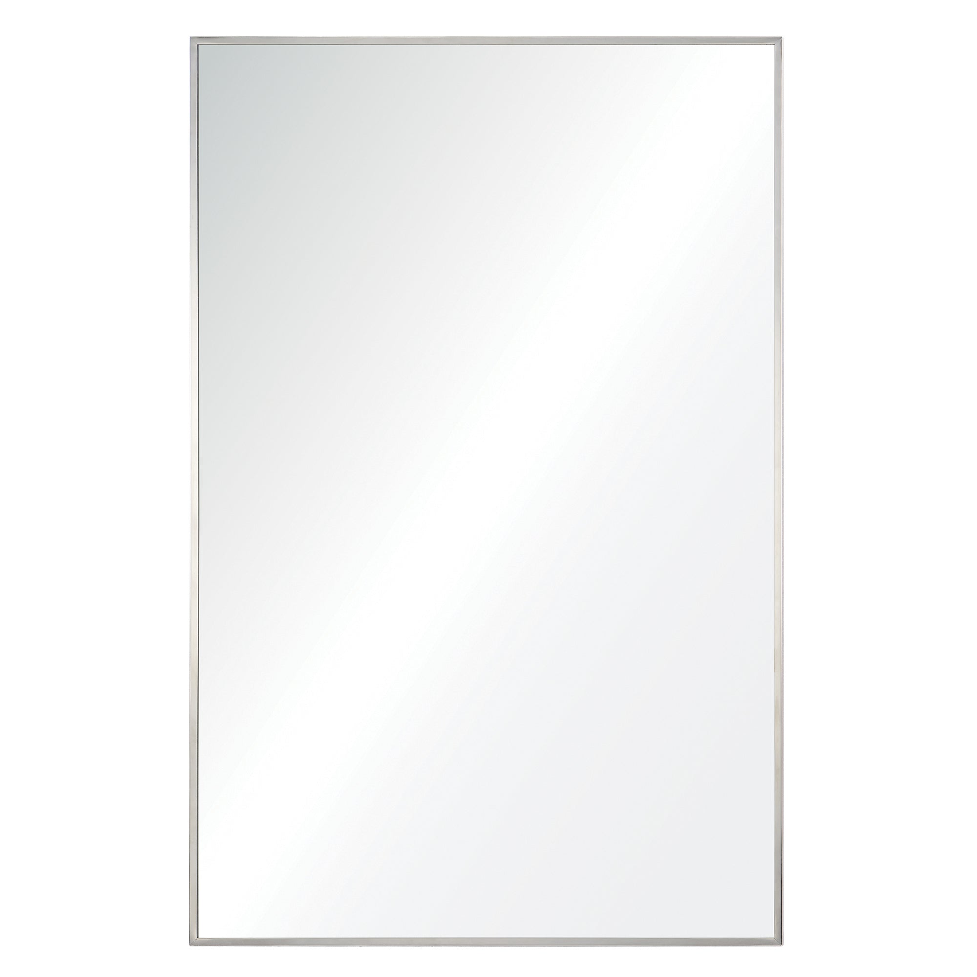 Crake 36" Tall Rectangle Wall Mirror, Grey - Main Image - MT1553