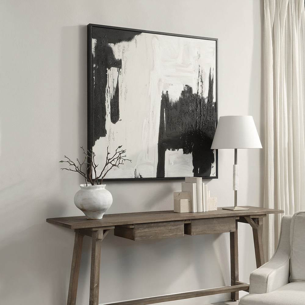 Nantes 45" H x 45" W Canvas Art, Beige - Lifestyle Image - OL2185