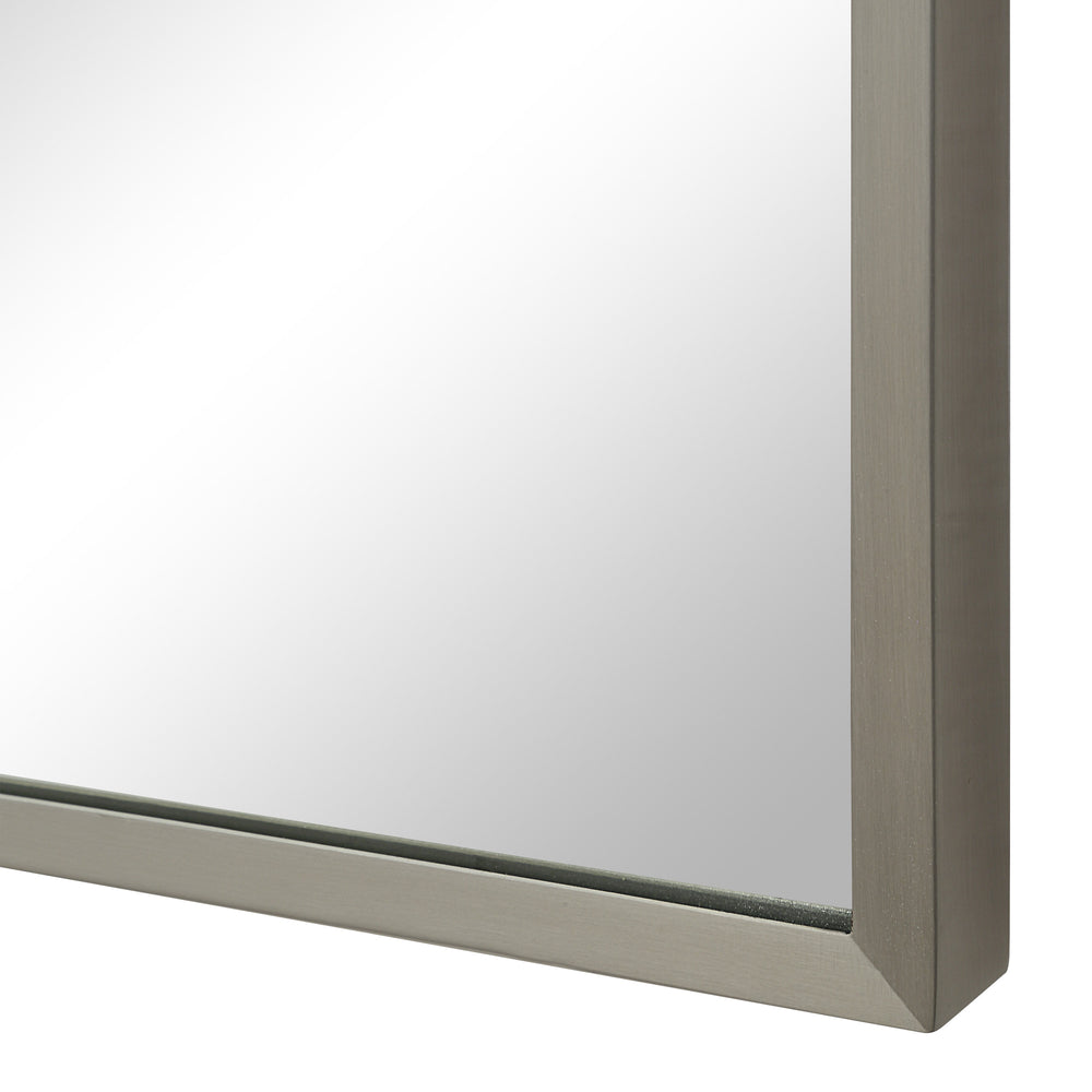 Salma 40" H x 38" W Wall Mirror, Grey - Detail Image - MT2720