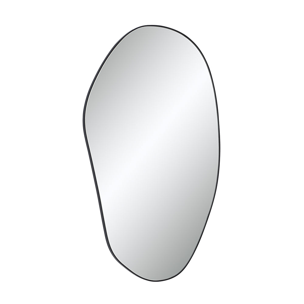 Gela 36" H x 23" W Wall Mirror, Black - Angle Image - MT2682