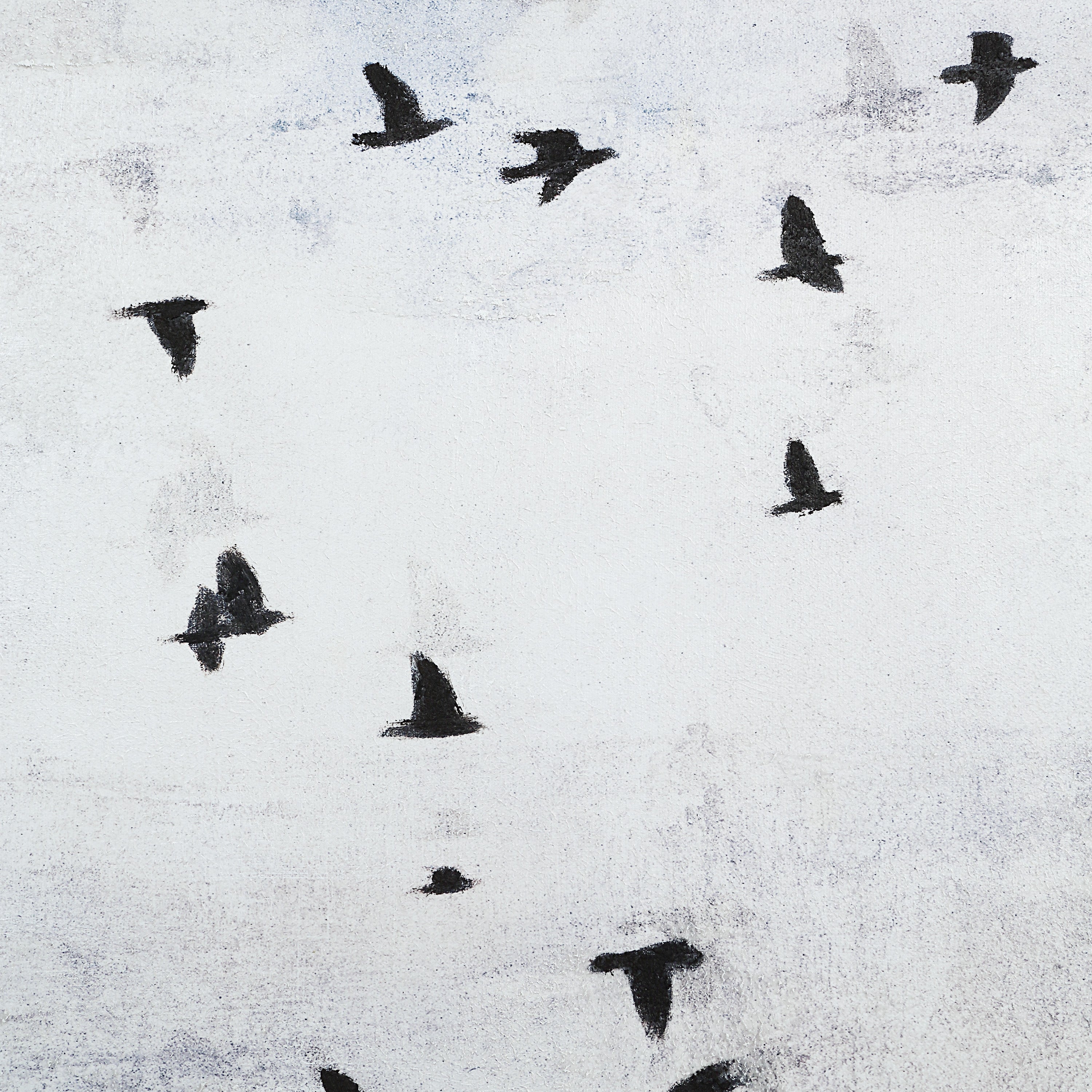 Paz 30" H x 55" W Canvas Art, Blue - Additional Images - OL2219