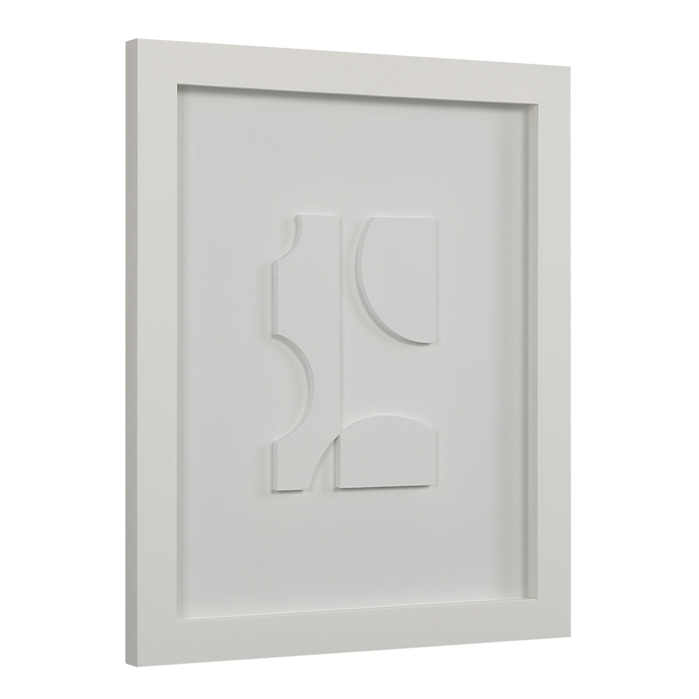 Ispra 19" Wide Wall Decor, Matte White - Additional Image 9 - W6760