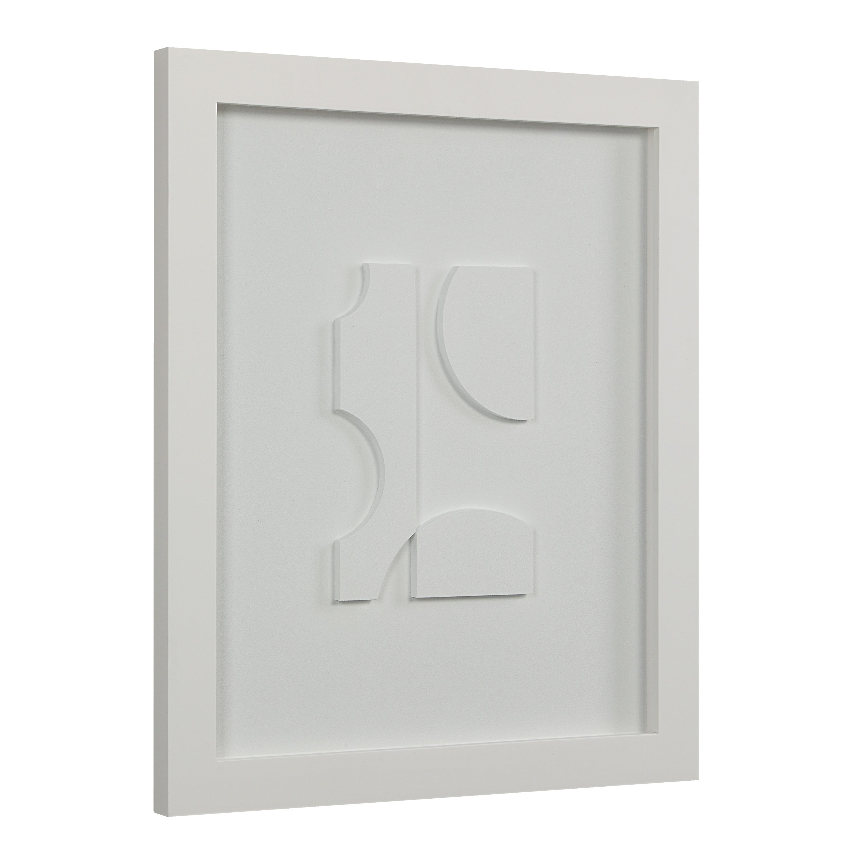 Ispra 19" Wide Wall Decor, Matte White - Additional Image 9 - W6760