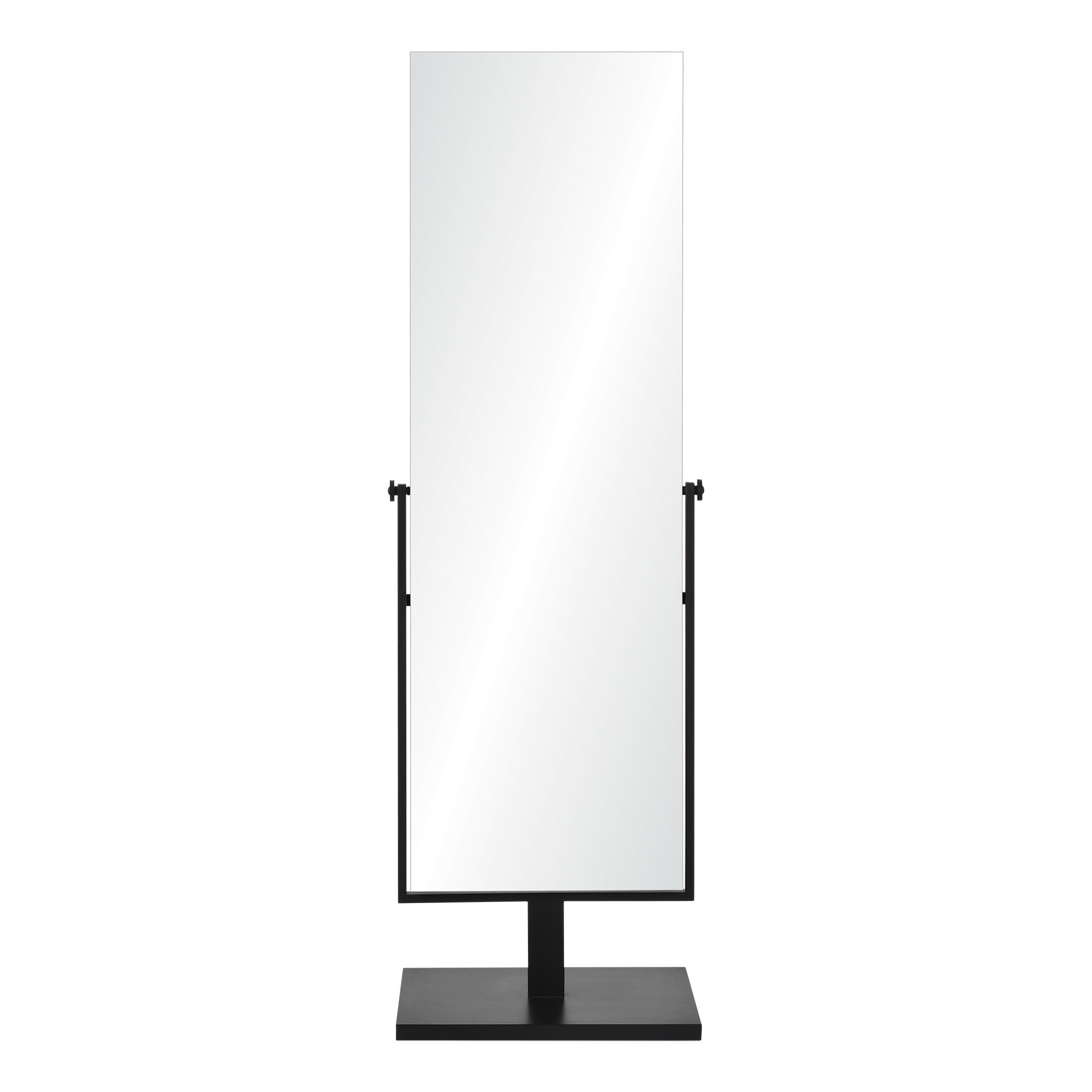 Samira 61" Tall Rectangle Full Length Mirror, Black - Main Image - MT2540