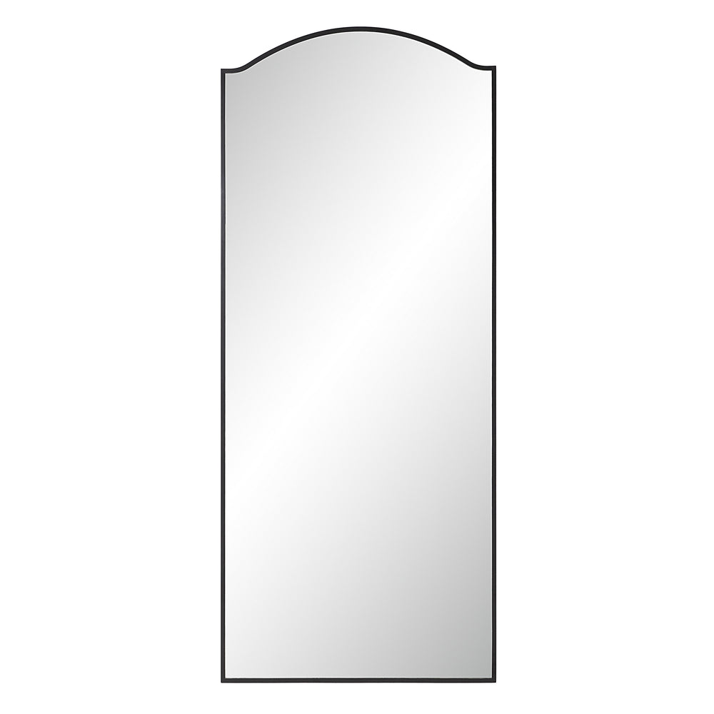 Balina 72" Tall Rectangular Arch Mirror, Matte Black - Main Image - MT2643