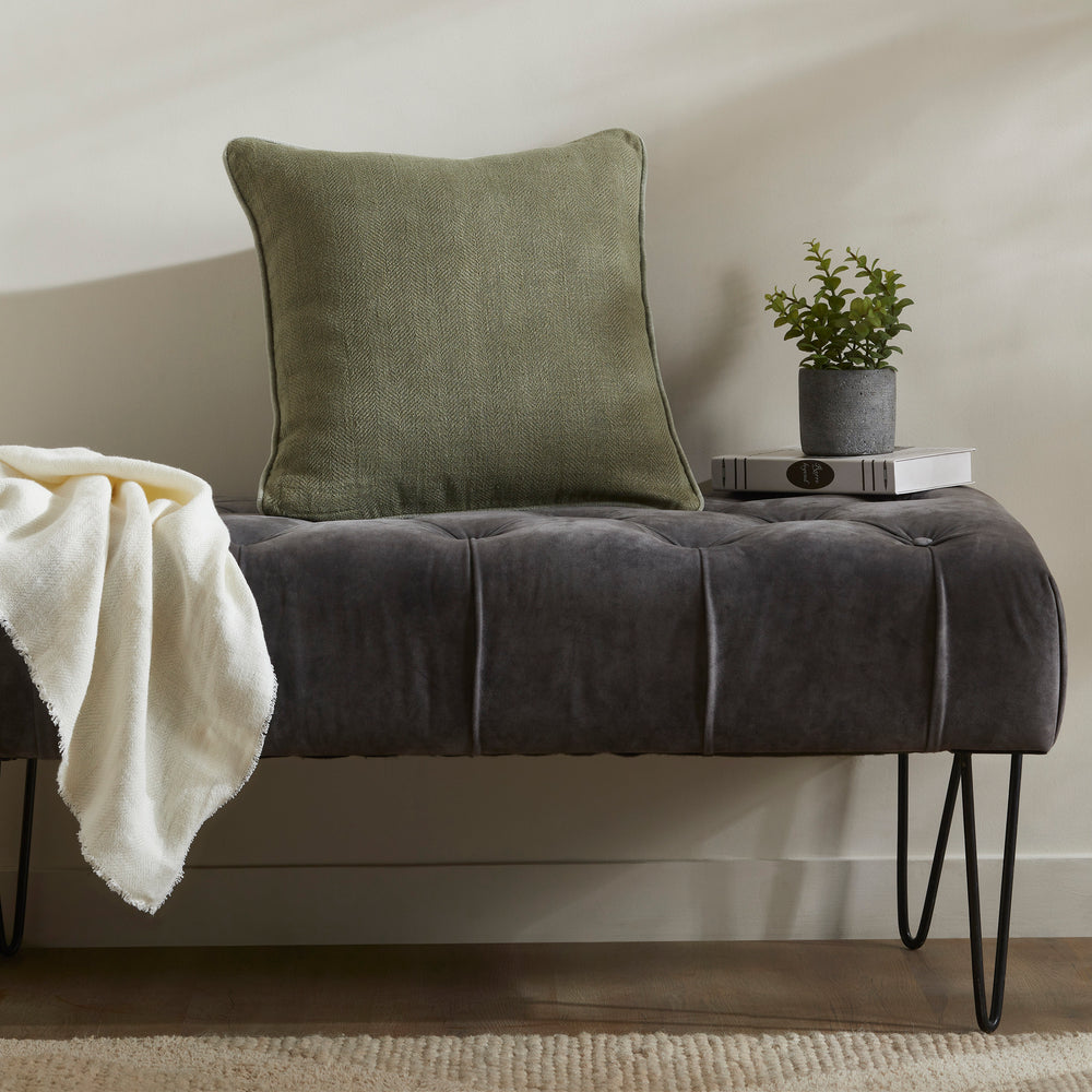 Lavigne 20X20 Indoor Pillow, Dark Green - Lifestyle Image - PWFL1445