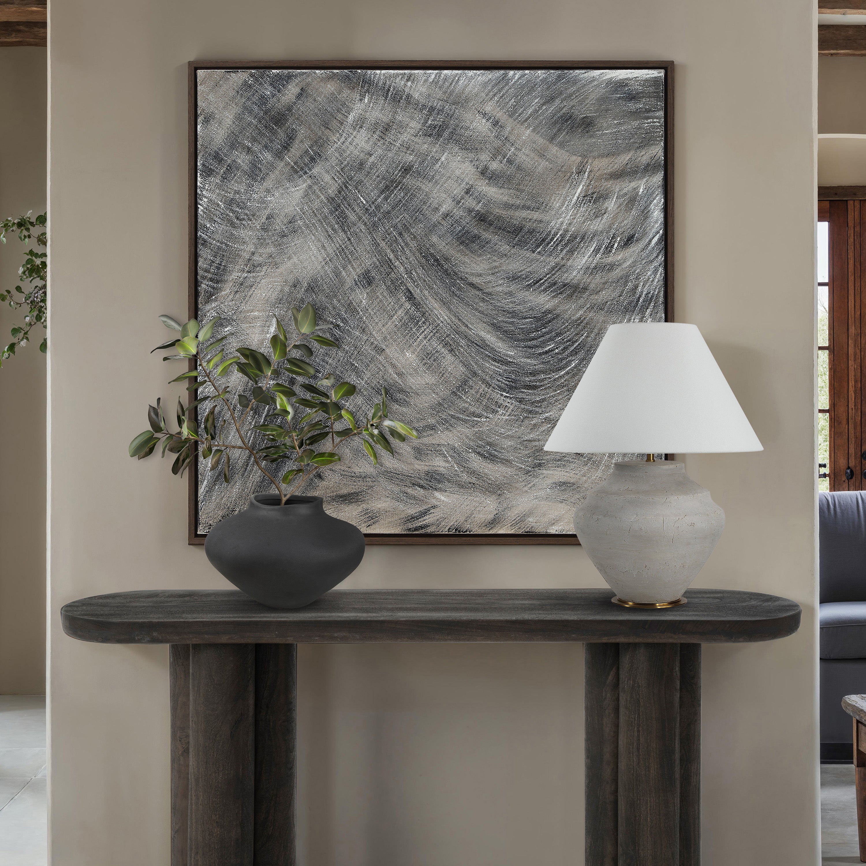 Cipher Indoor Vase - White Label Lifestyle Image - VAS303