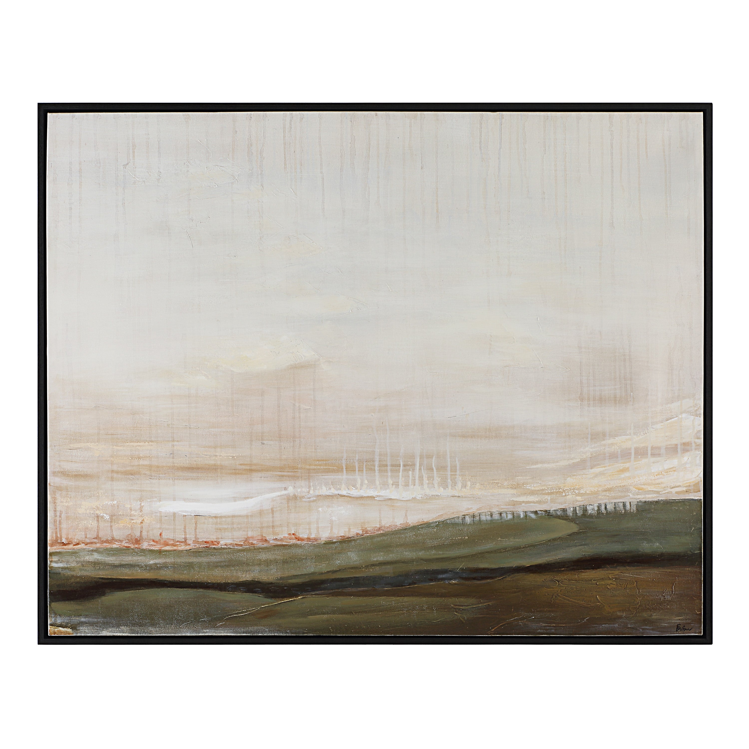 Mackay 40" H x 50" W Canvas Art, White - Main Image - OL2182