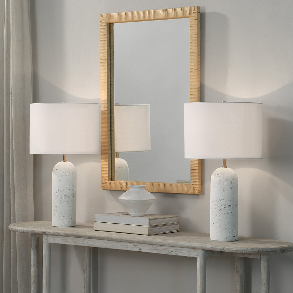 Dorato 24.75" Height Table Lamp, White - Lifestyle Image - LPT1291-SET2