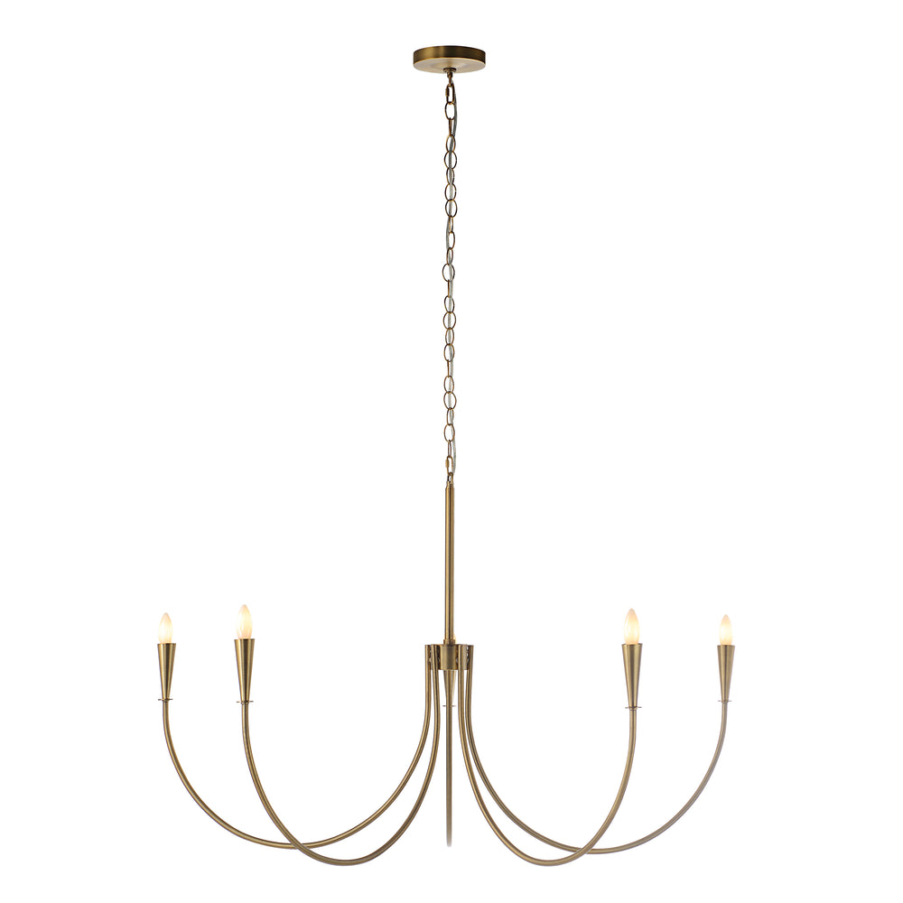 Luzon 90" Height Ceiling Fixture, Plated Dark Antique Brushed Brass - Additional Image 2 - LPC4497