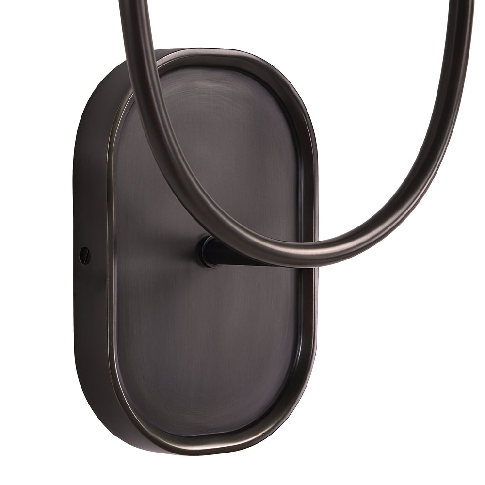 Megara 15.5" Height Wall Sconce, Brown - Detail Image - WS157