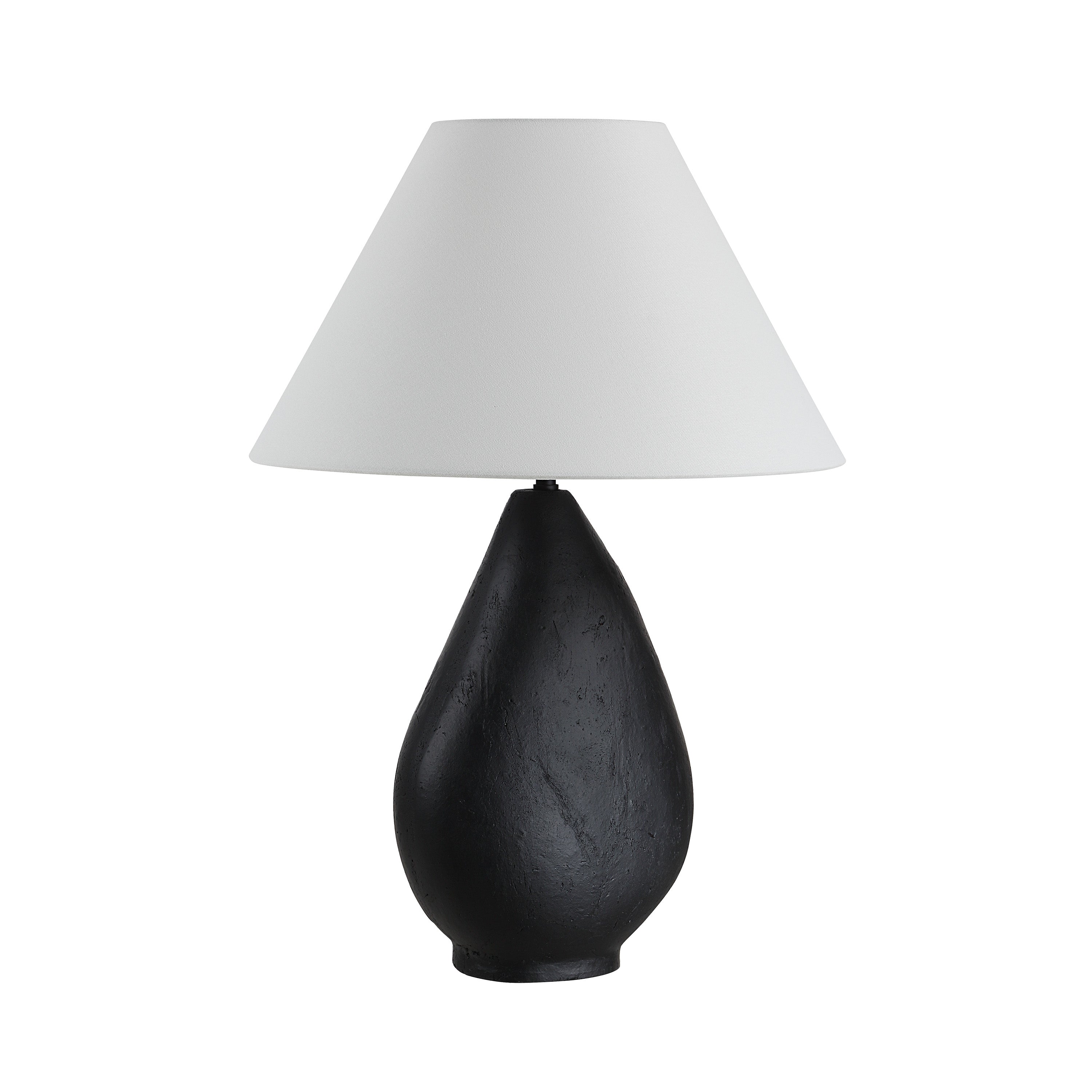 Sotiria 26.0" Height Table Lamps, Texture Matte Black - Angle Image - LPT1366