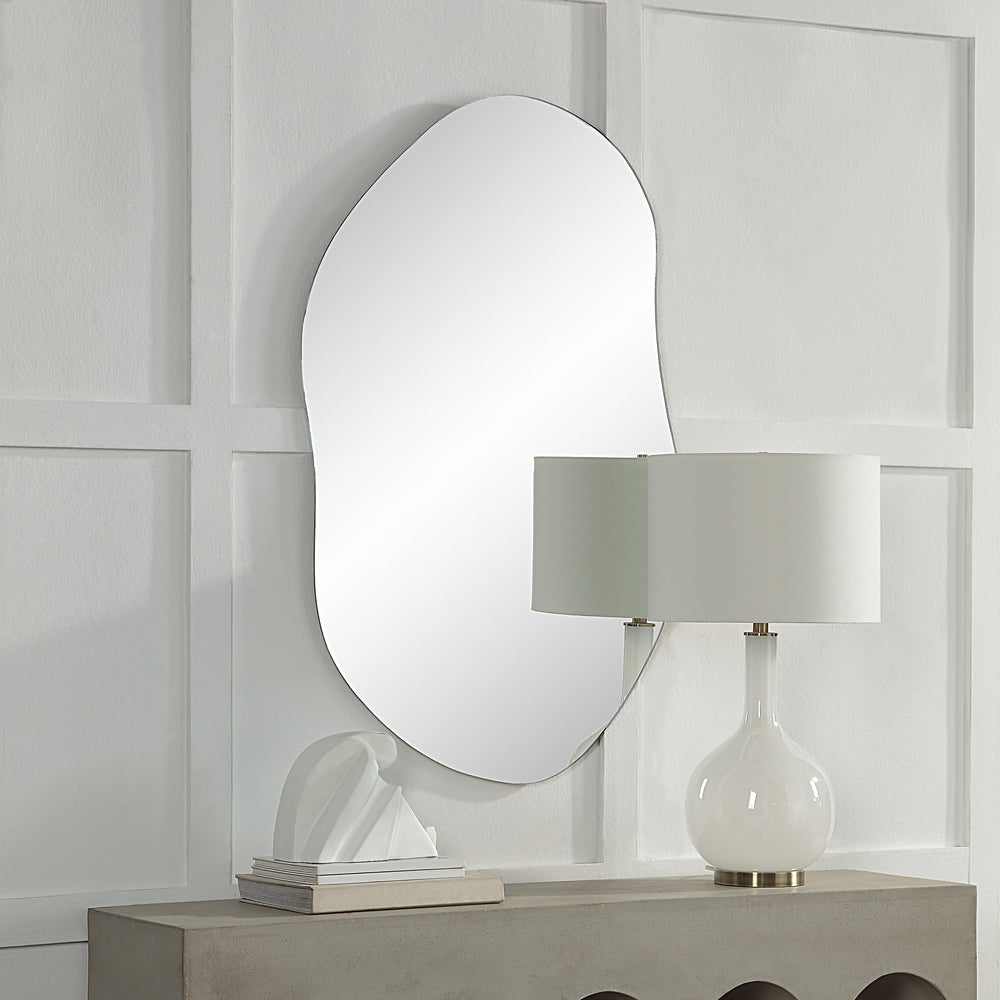 Angelonia 45" Tall Irregular Rectangular Oval Mirror - Lifestyle Image - MT2608