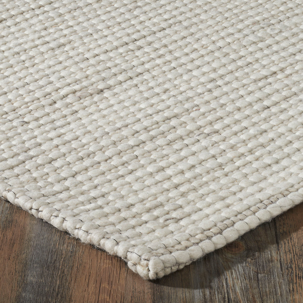 Bedford IV 7'10" X 10’2" ft Handwoven Indoor Rug, Ivory - Angle Image - RBED-21171-810