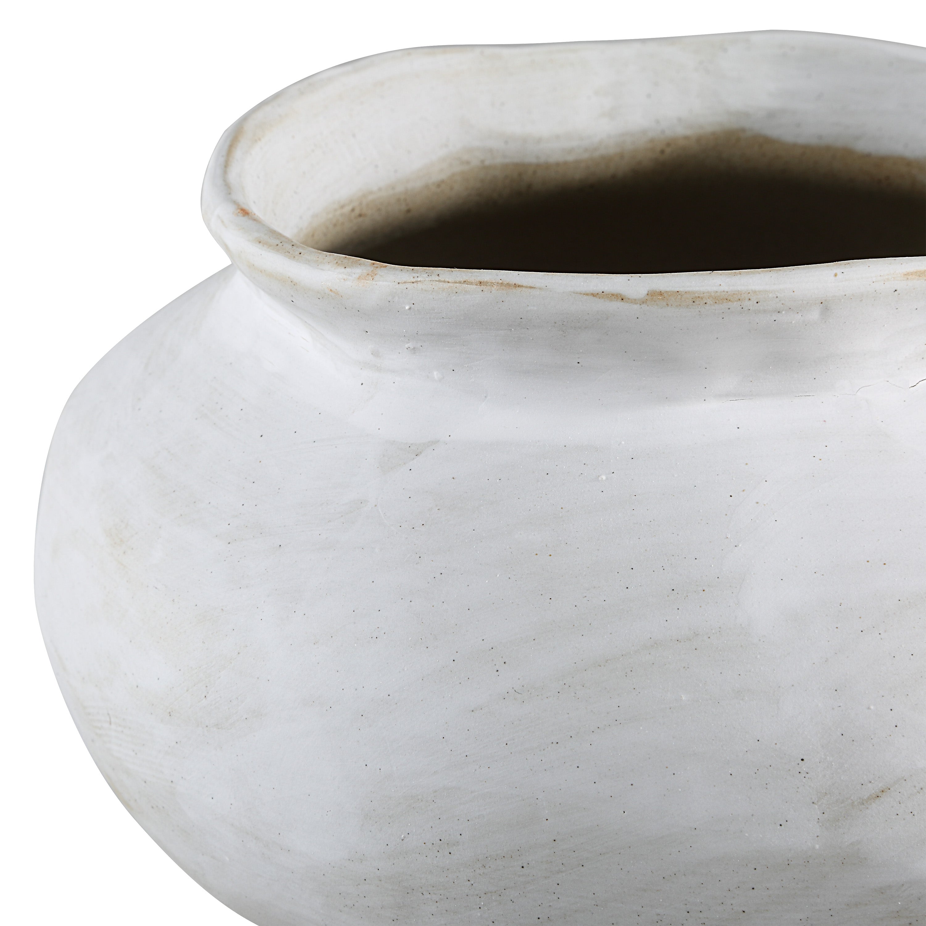 Ella Indoor Vase, White - Detail Image - VAS299
