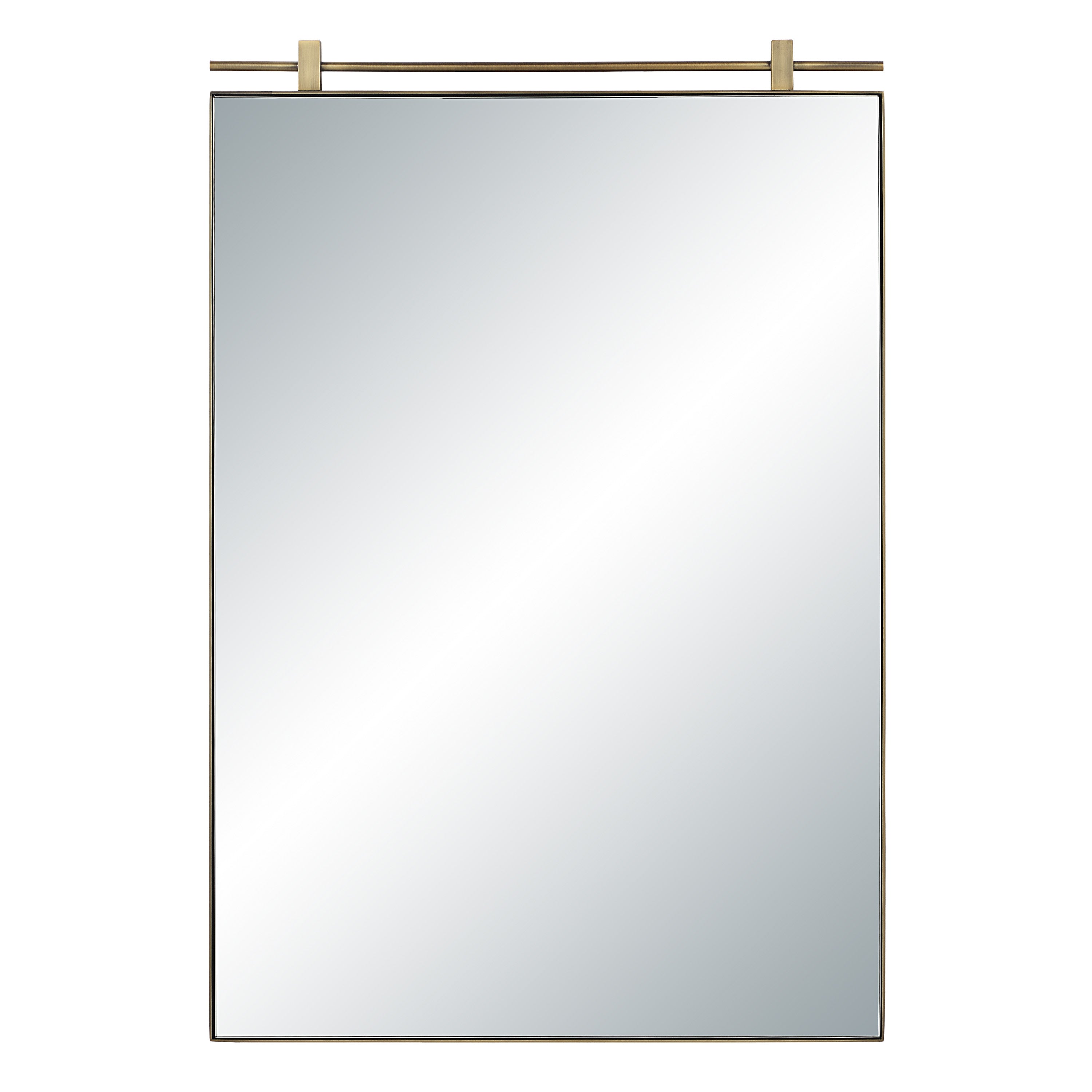 Neem 36" H x 24" W Wall Mirror, Yellow - Main Image - MT2737