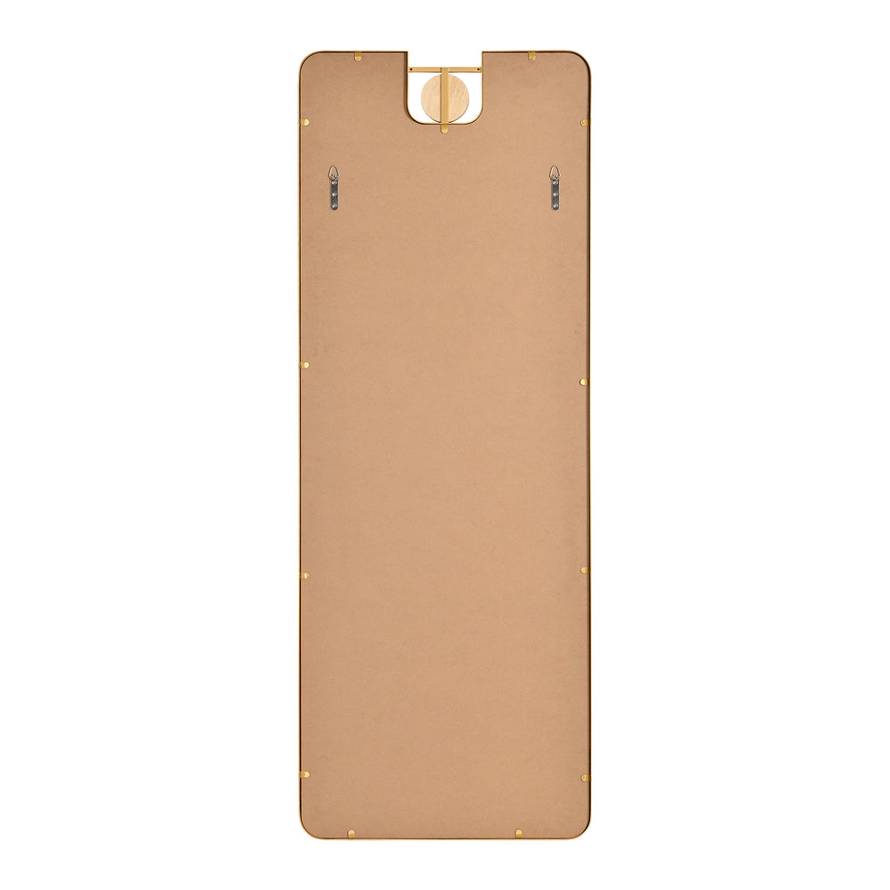 Kepler 65" Tall Rectangle Full Length Mirror, Yellow - Backing Image - MT2558