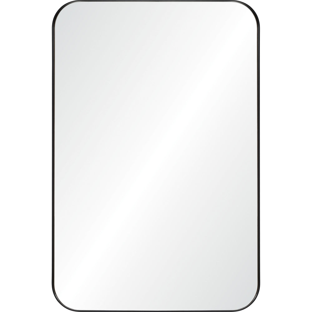 Glencoe 36" Tall Rectangle Wall Mirror, Black - Main Image - MT2533