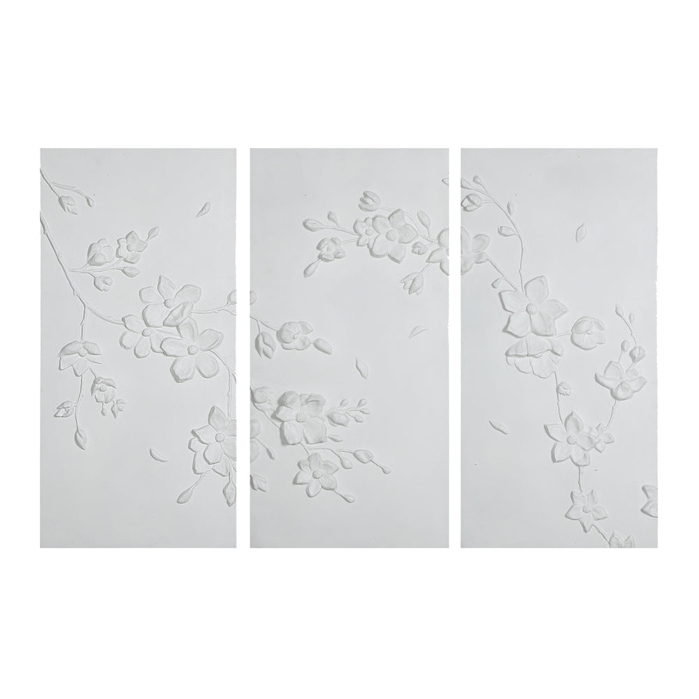 Beaudelaire 20" Wide Wall Decor, Matte White - Main Image - W6748