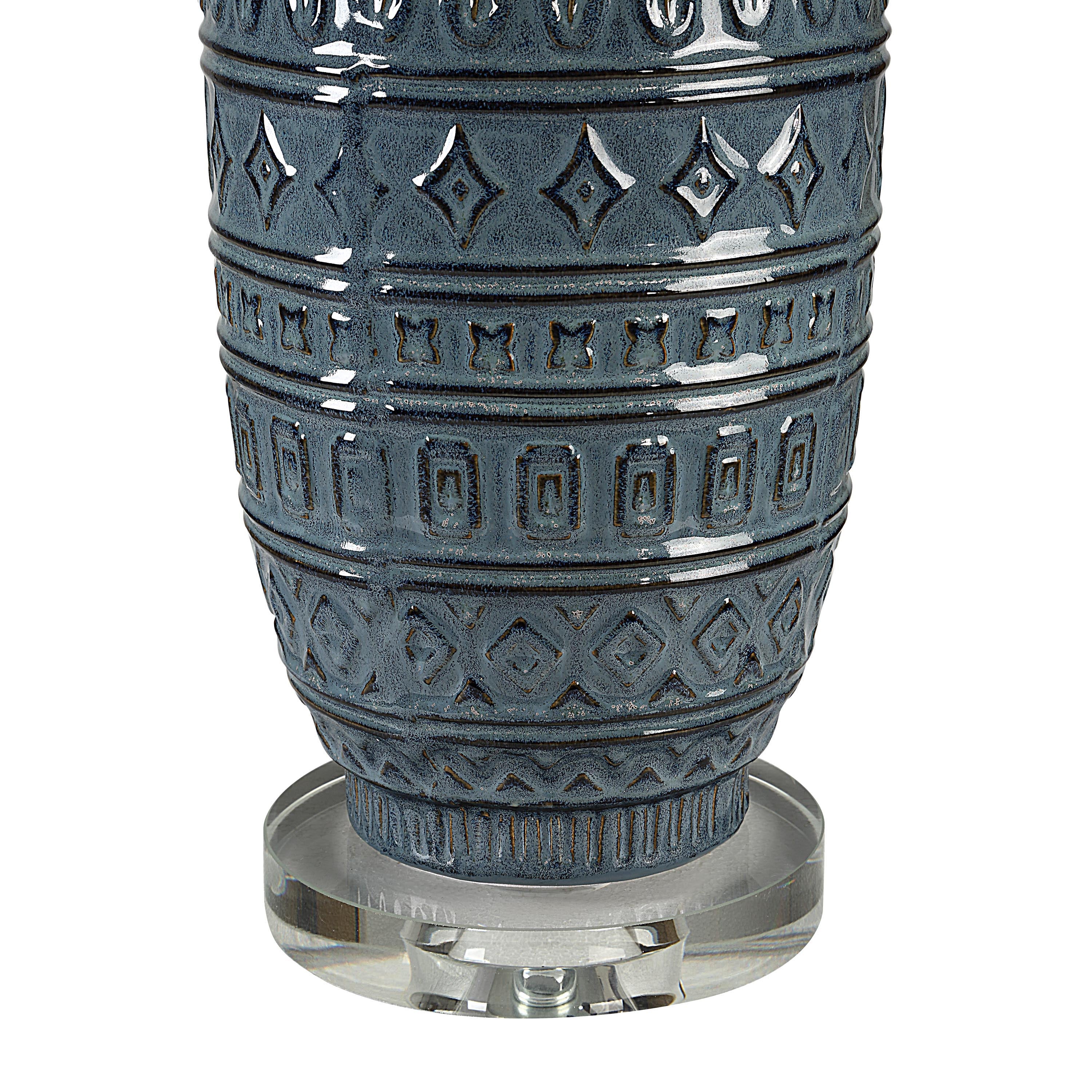 Spirea 30.47" Height Table Lamp, Blue - Detail Image - LPT1355